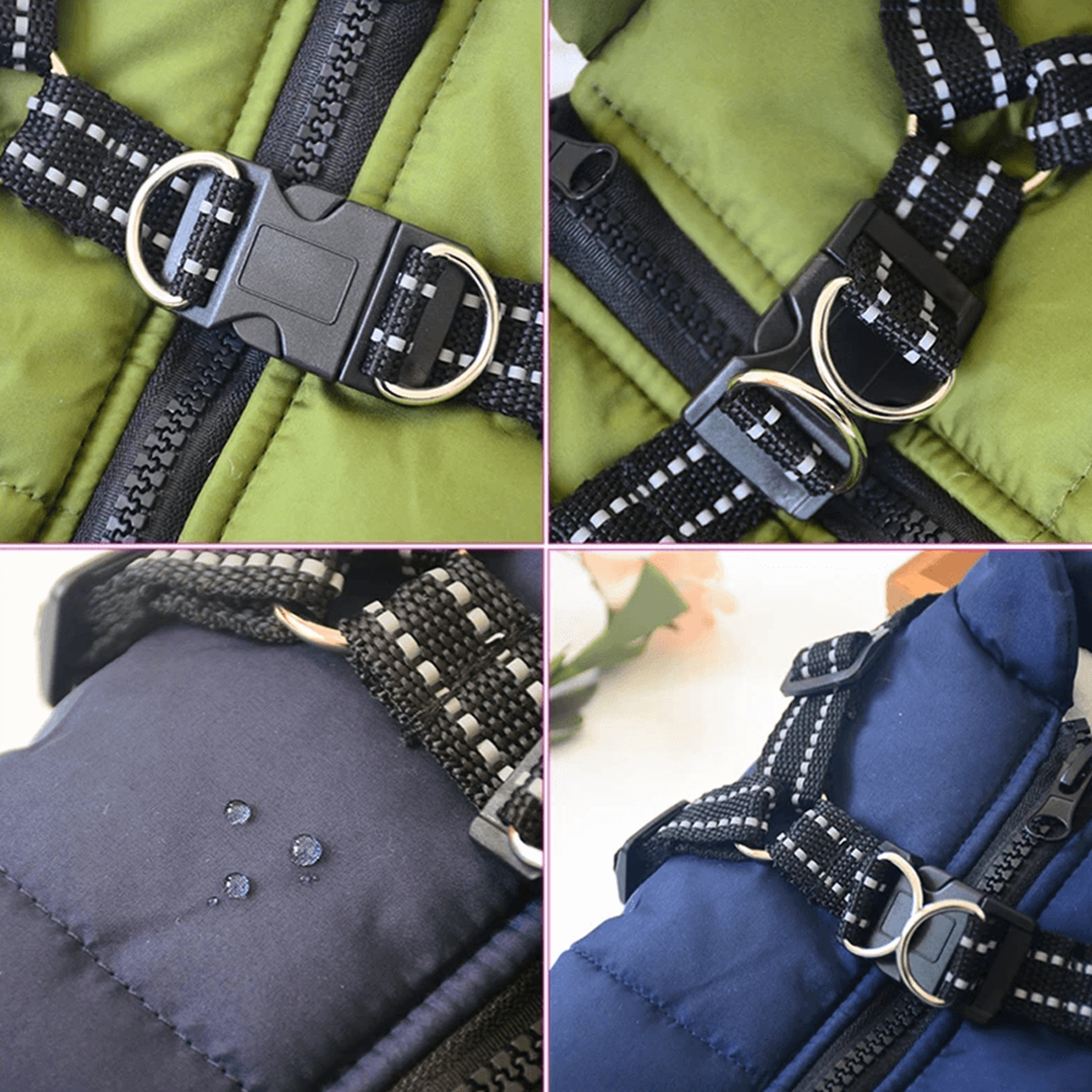 Waterproof Dog Jacket with Harness – view 8