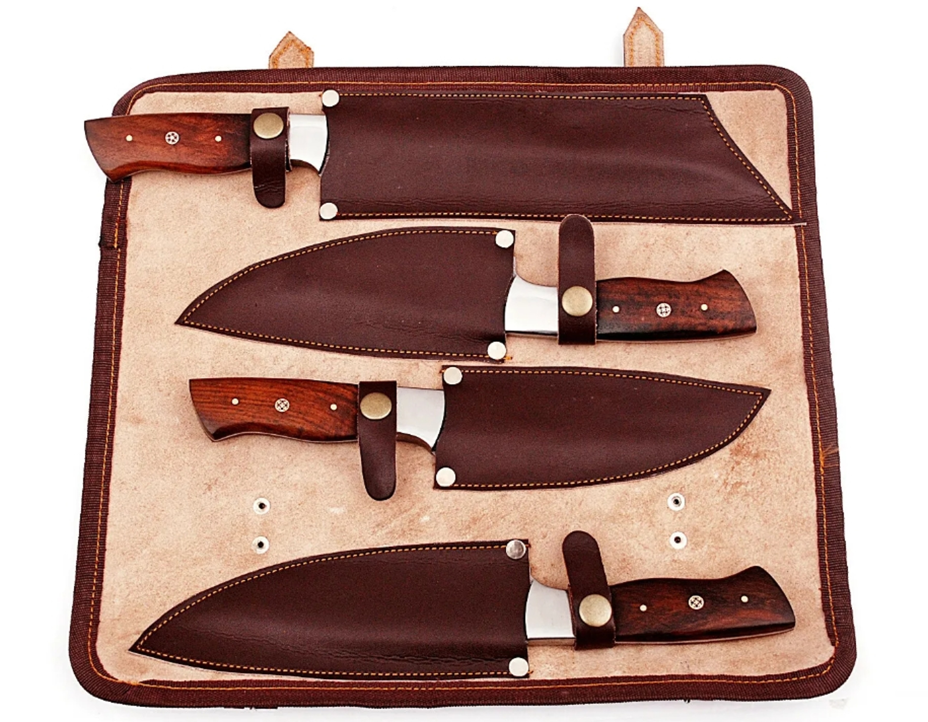 Professional Chef knives sets Damascus steel Knife sets of 4 PCs – view 4