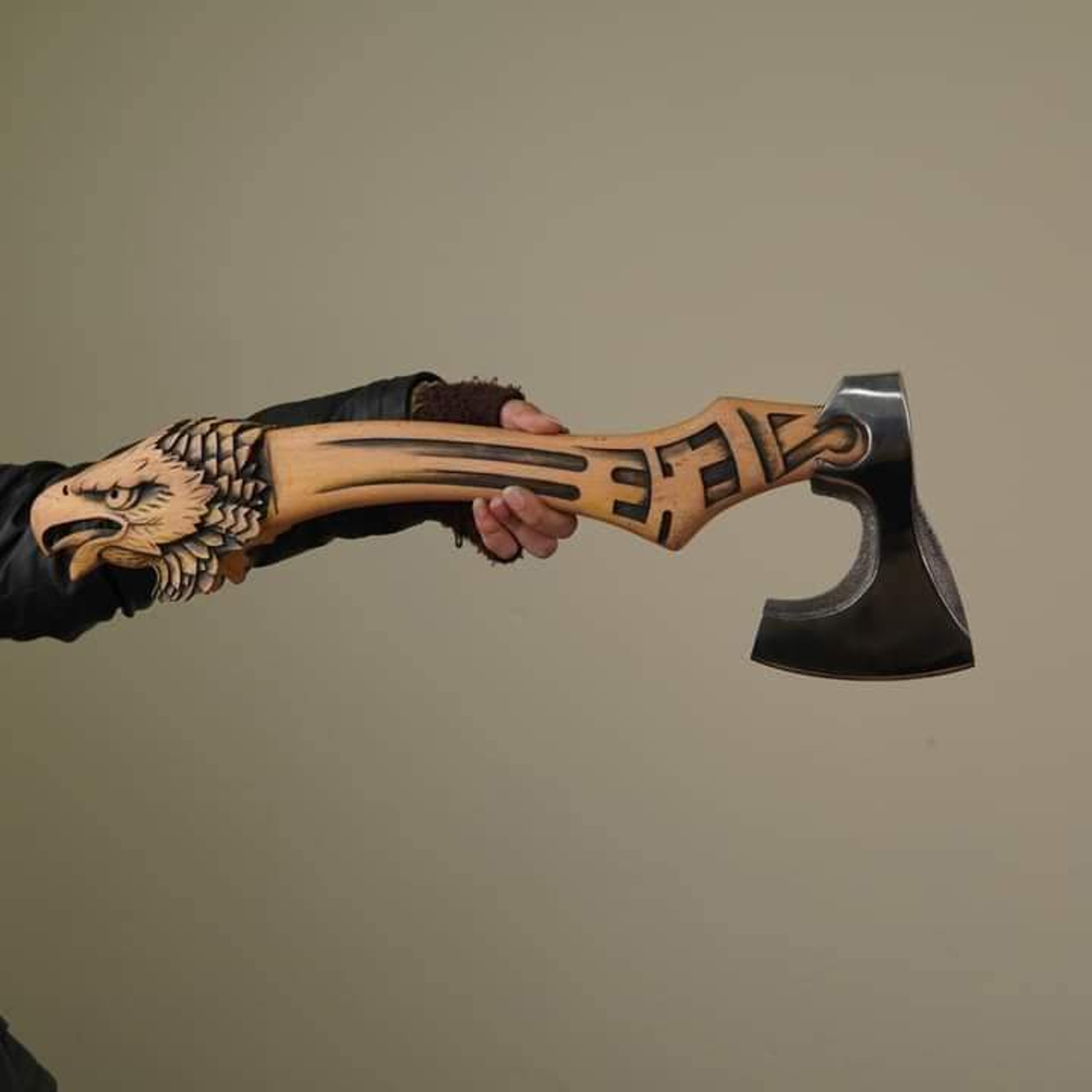 Carbon Steel Bearded Axe