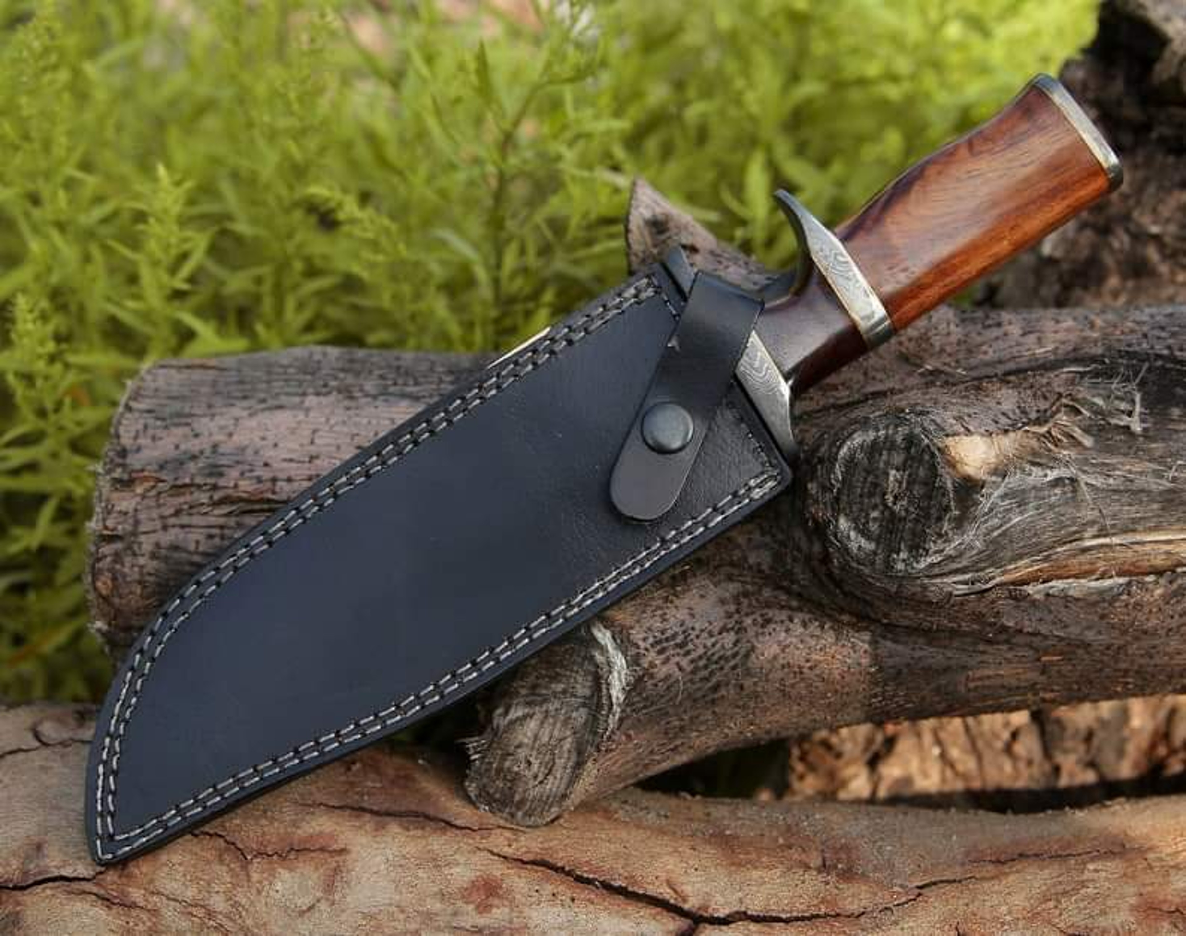 Carbon Steel Hunting Knife with Sheath