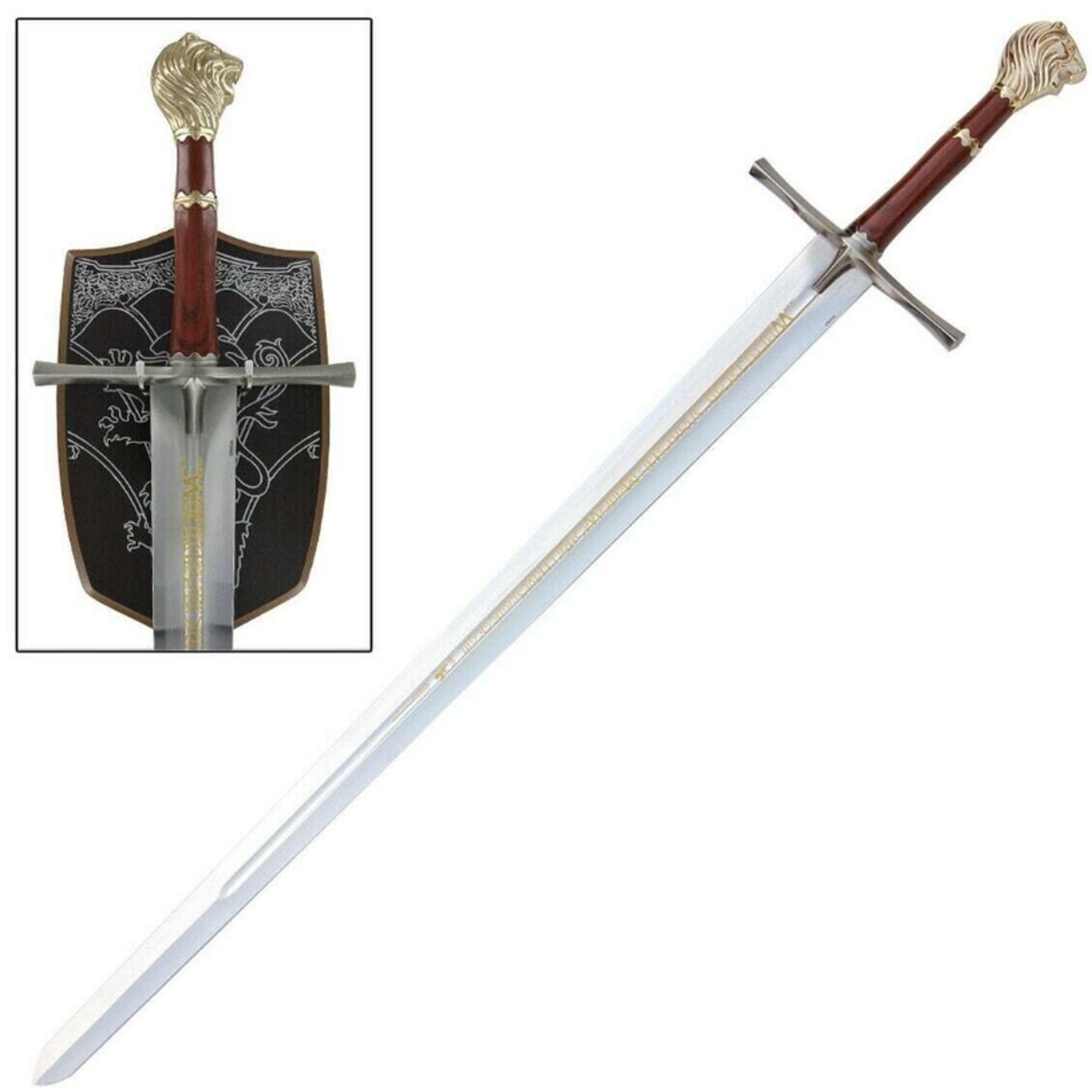 Chronicle of Narnia Lion Prince Peter Witch Wardrobe Magic Kingdom Replica Swordpng