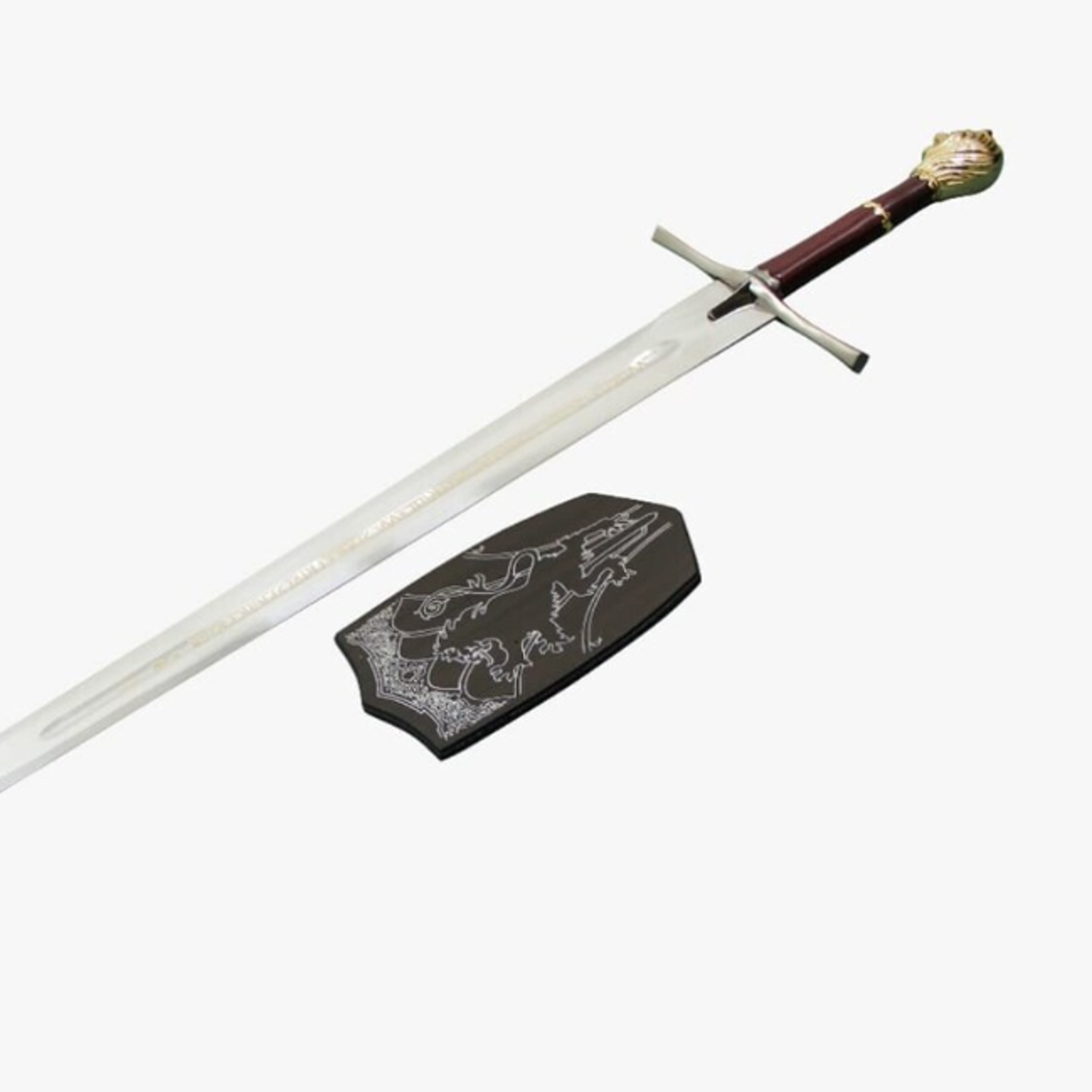 Sword Chronicles of Narnia Prince Rhindon Sword Replica With Plaquepng