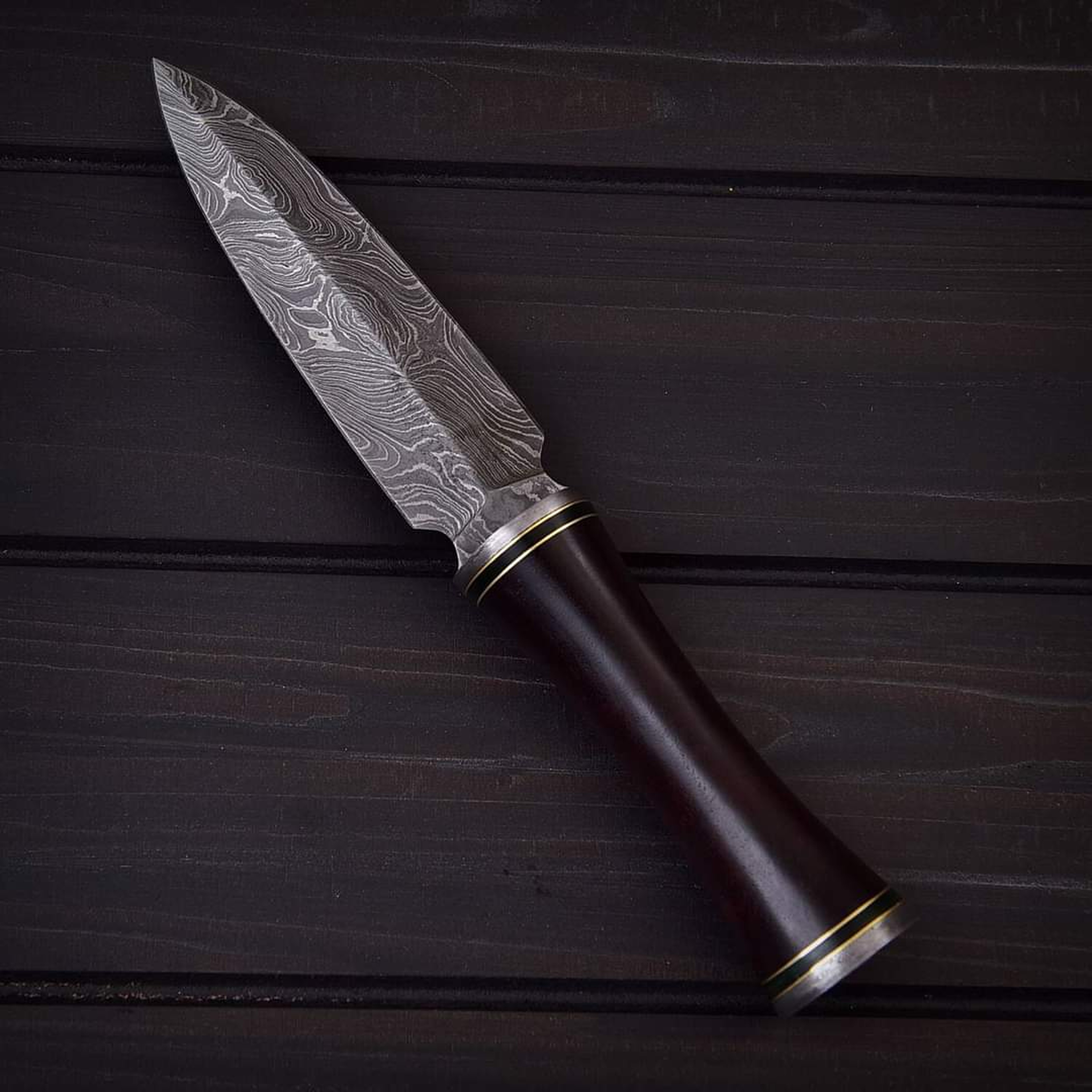 Carbon Steel knife, Hunting knife with sheath, fixed blade Camping knife, Bowie knife, Handmade Knives, Gifts For Men – view 2