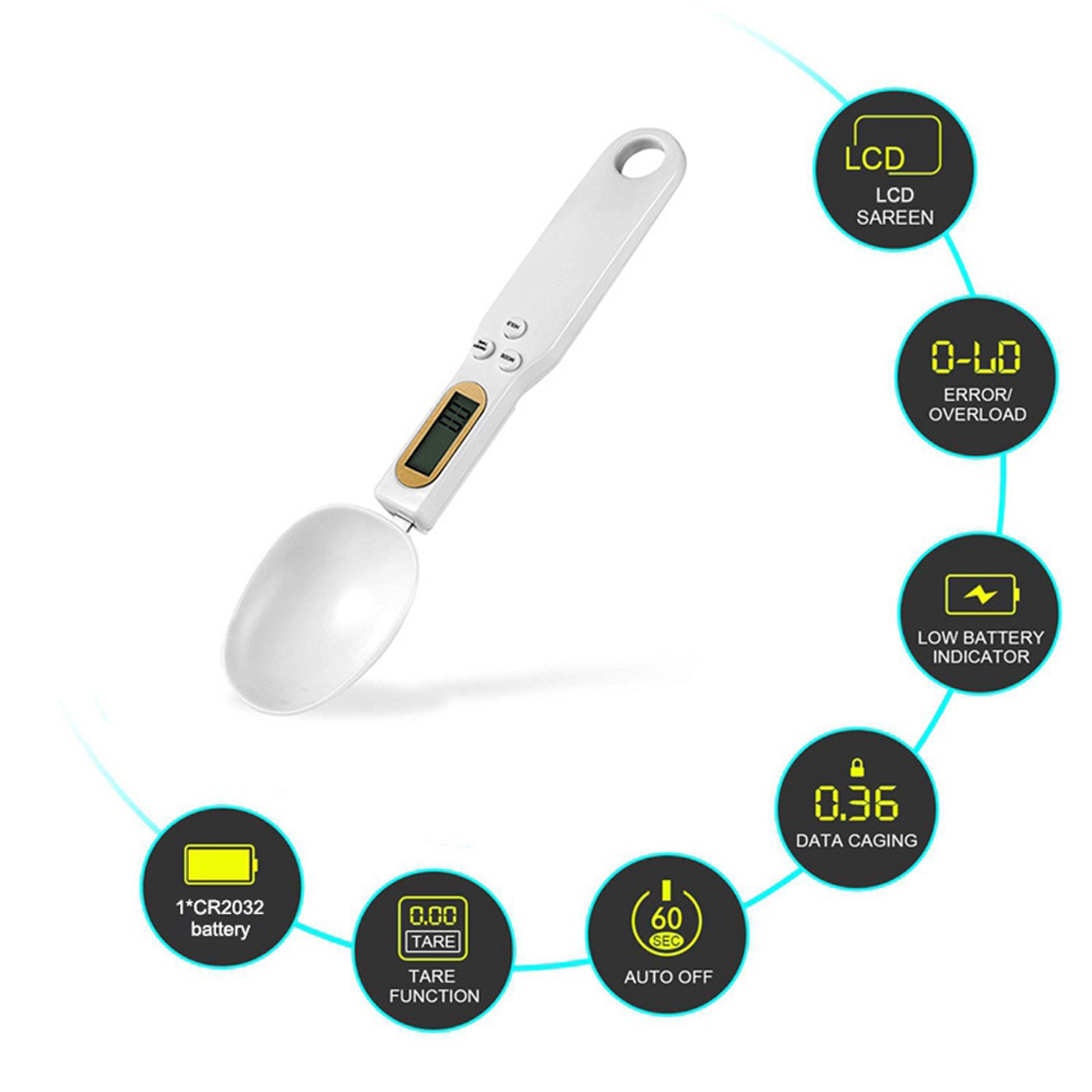 Digital Measuring Spoon Scale – view 5