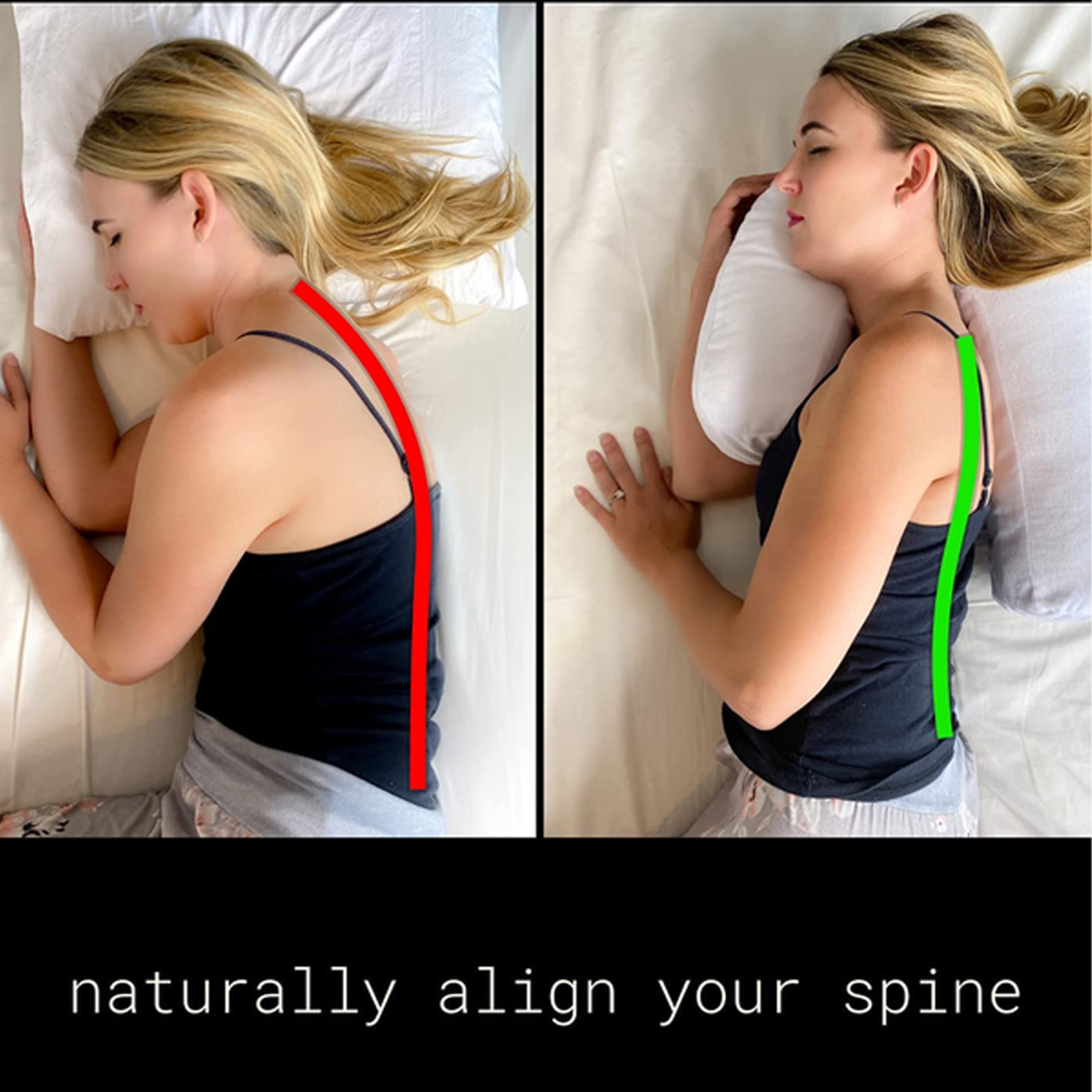 Side Sleeper Pillow To Reduce Ear Compression | Posture-Friendly Pillow Aids Peaceful Sleep | Ergonomic Soft Pillow – view 4