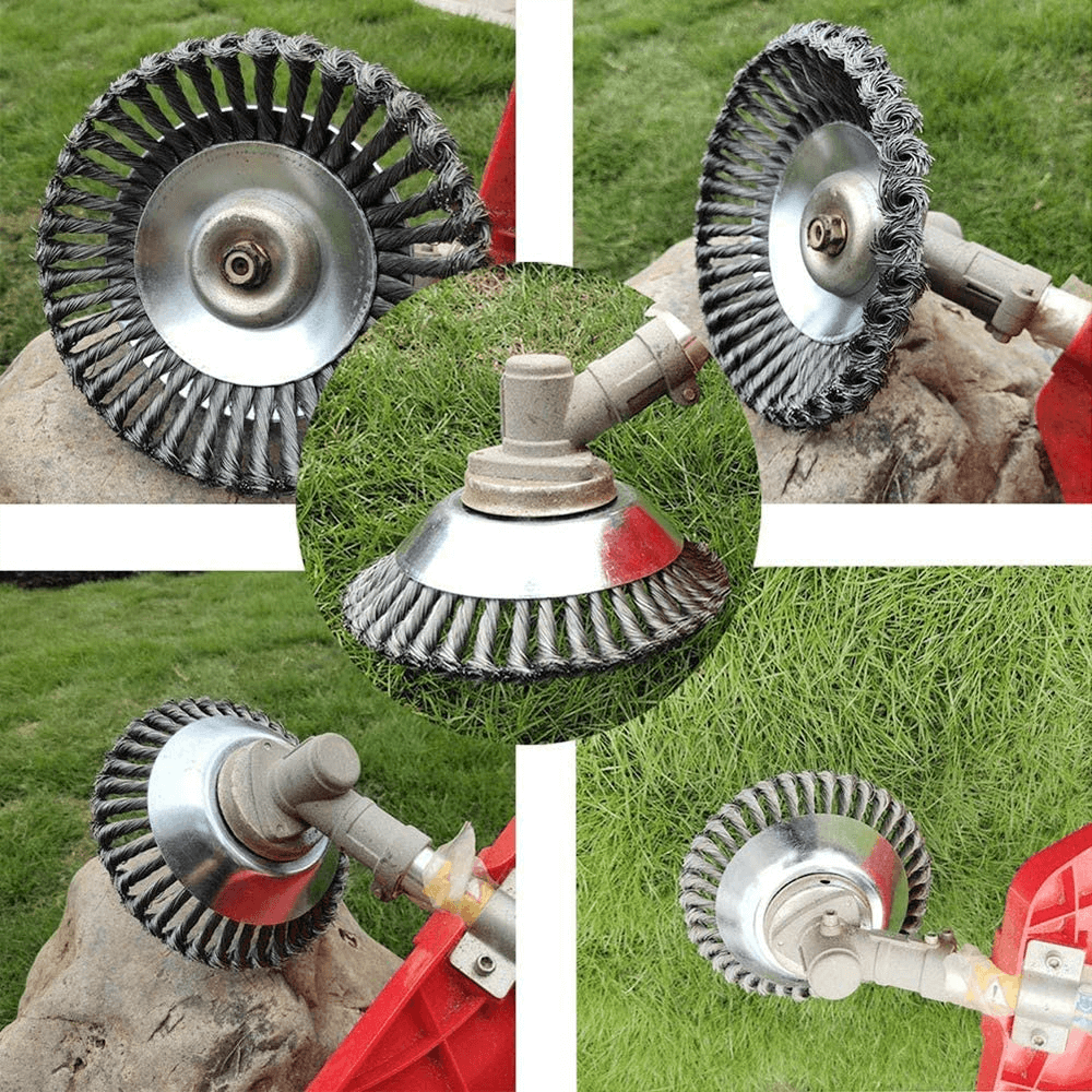 Heavy-Duty Steel Wire Weed Brush for Outdoor Maintenance 3