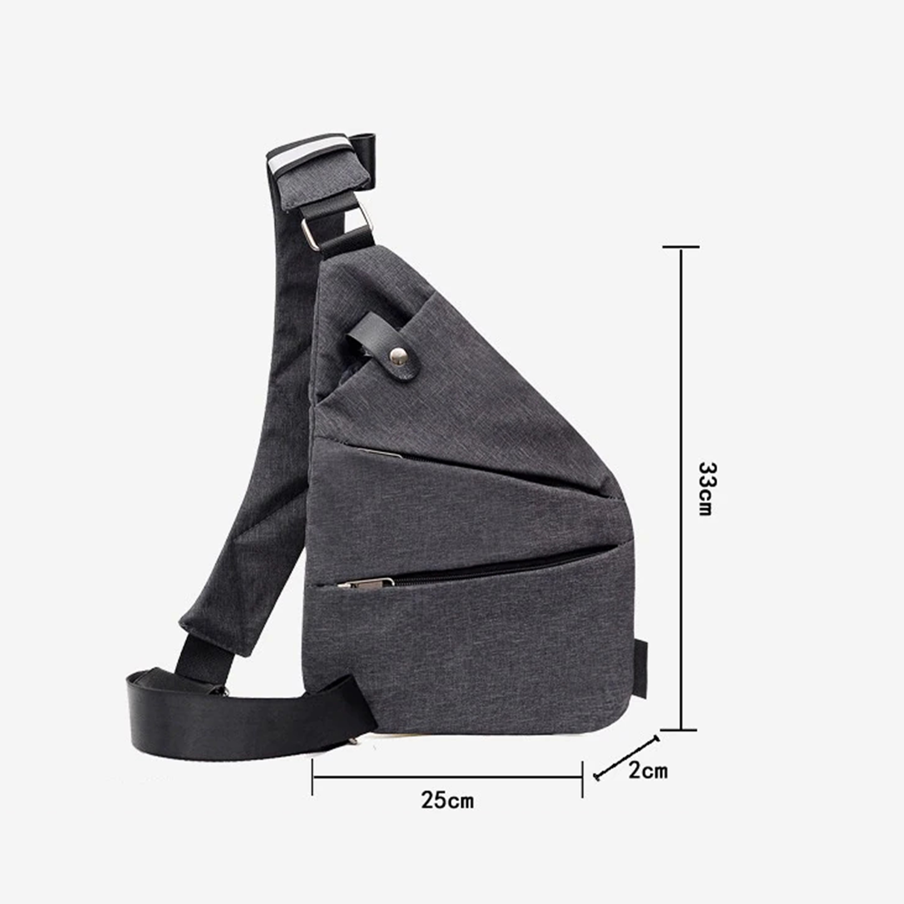 3-Zipper Waterproof Personal Pocket Bag – view 3