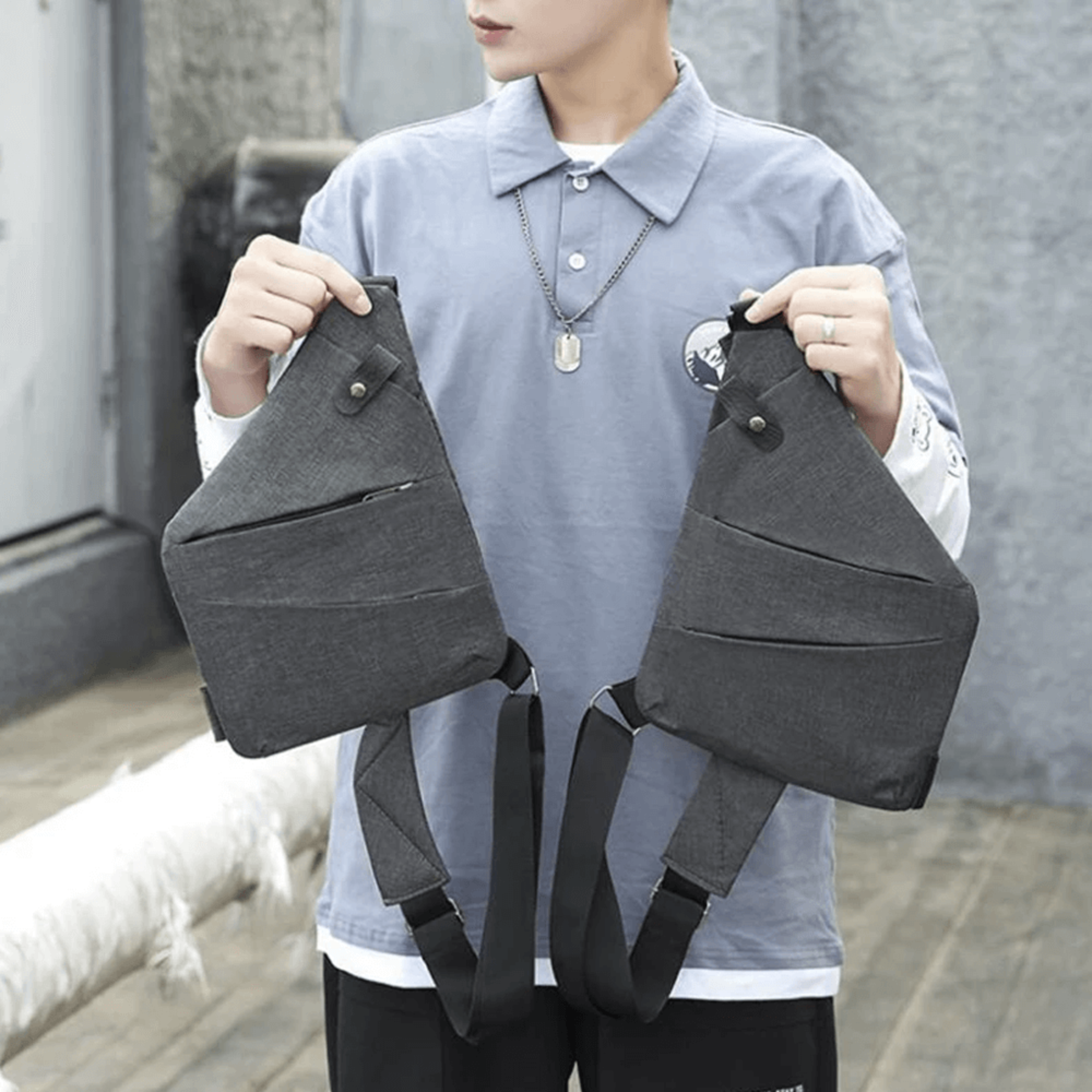 3-Zipper Waterproof Personal Pocket Bag – view 7