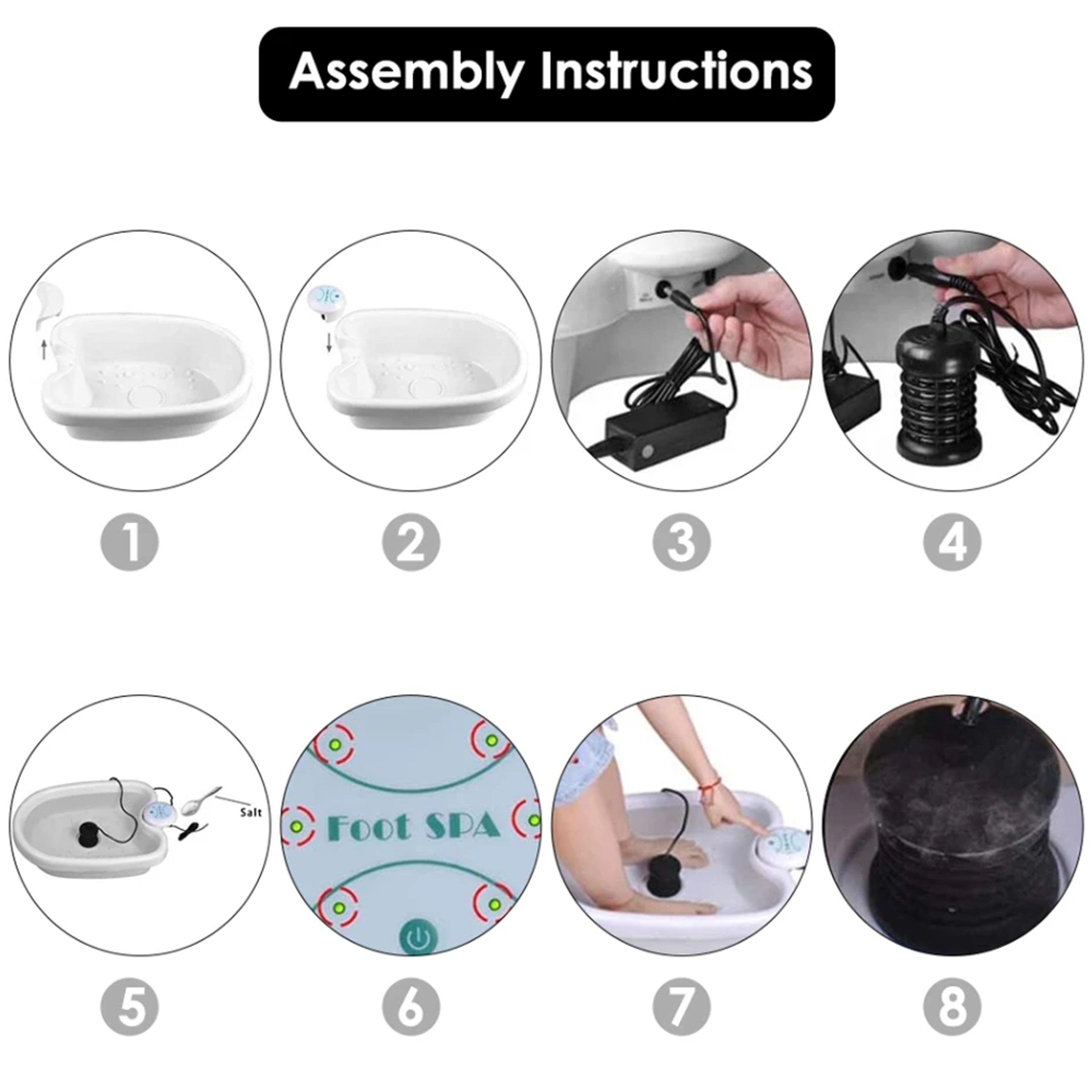 Hassle-Free and All-Natural Ionic Detox Foot Bath Machine – view 5