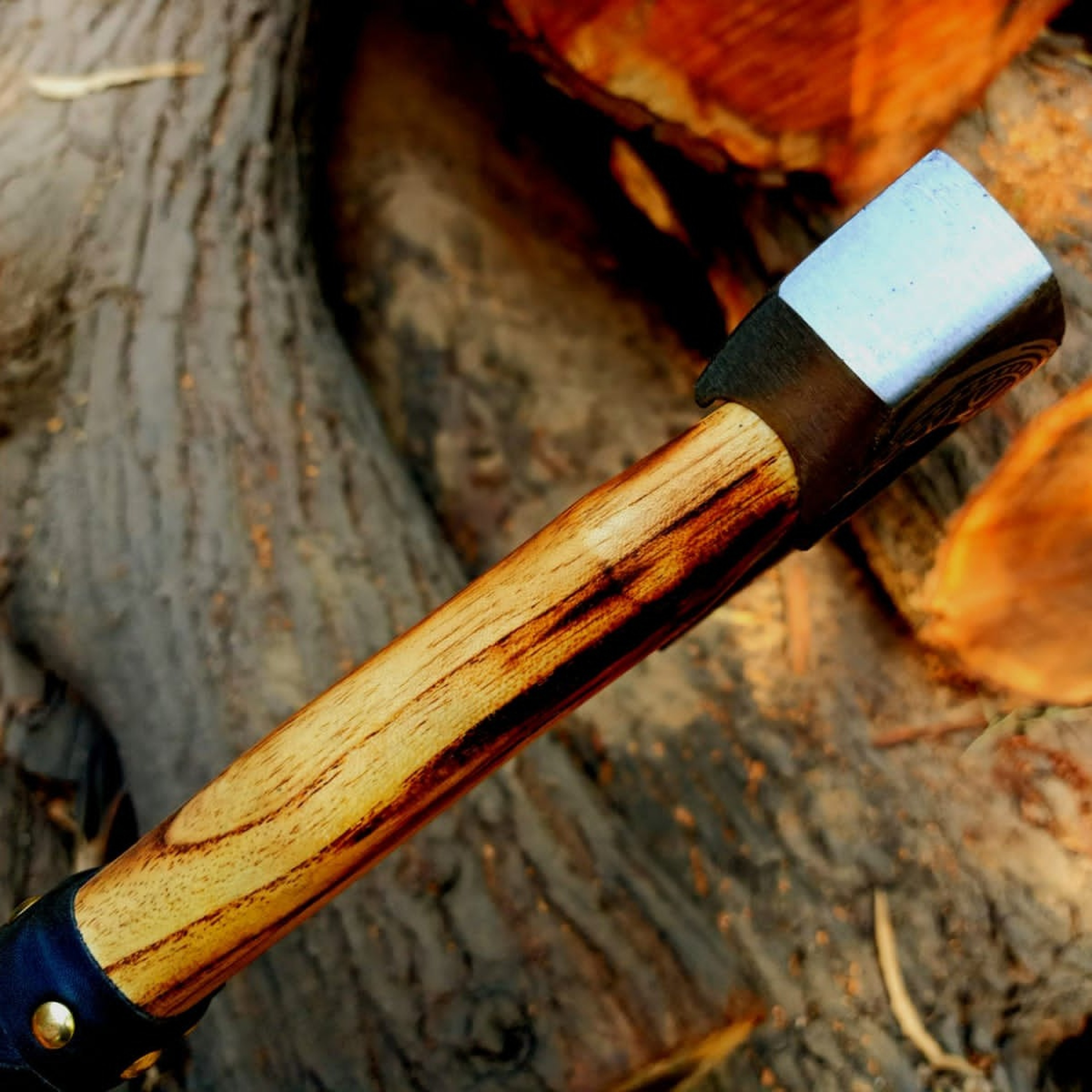 Hand-Forged Viking Axe – Custom Battle-Ready Design – view 6