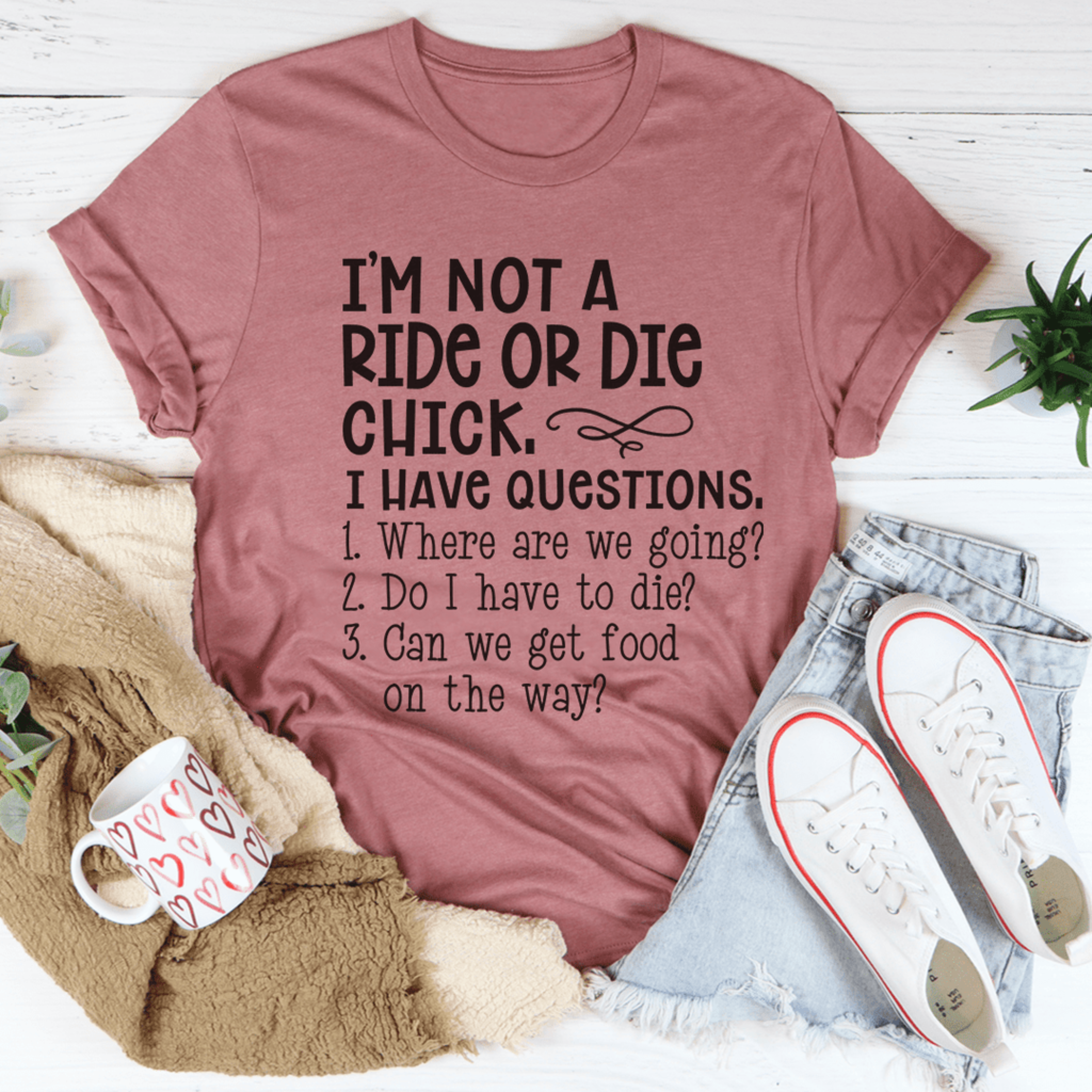 Rie Or Die Chick Tee