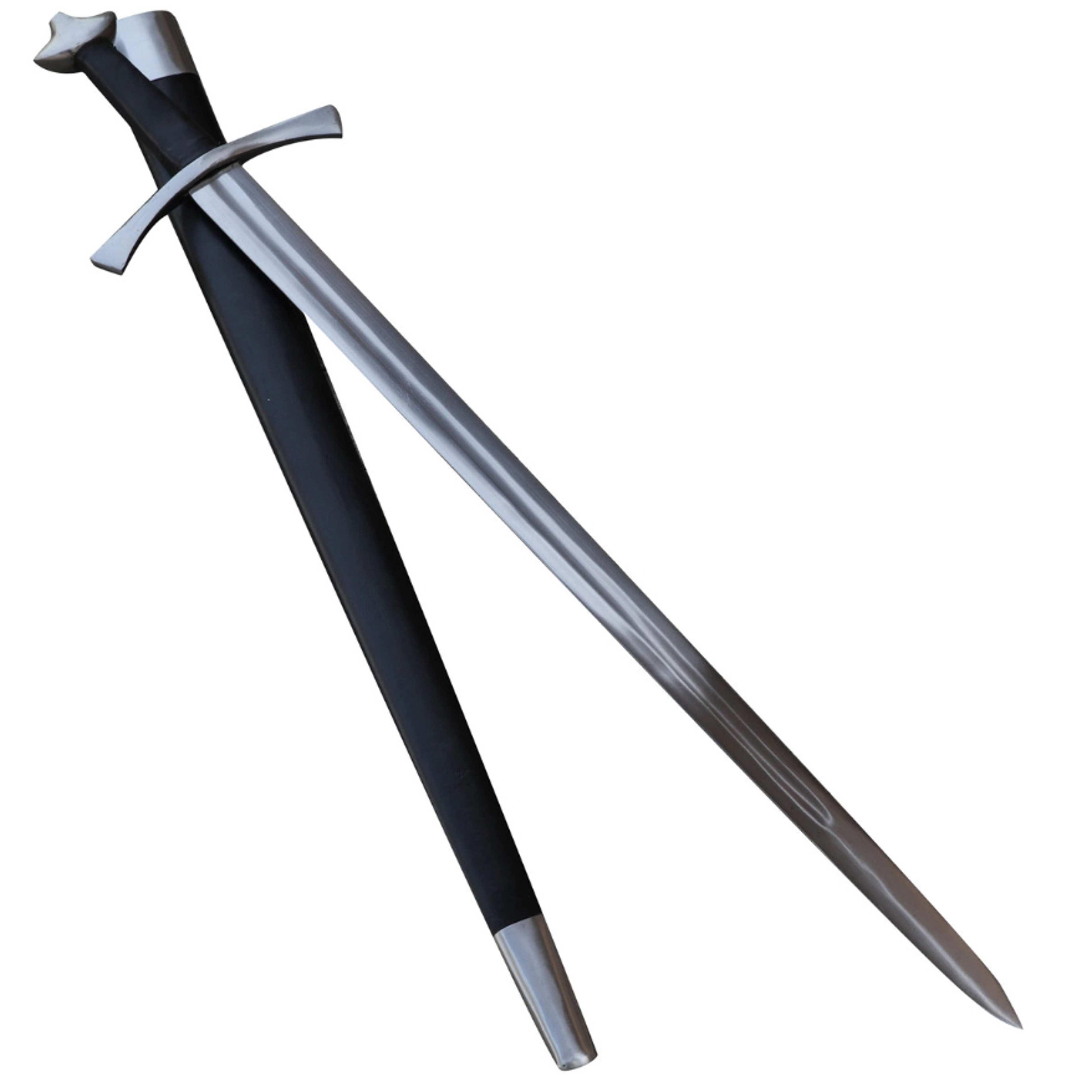 Medieval Knightly Arming Sword Replica with High Carbon Tempered Steel Blade – view 3