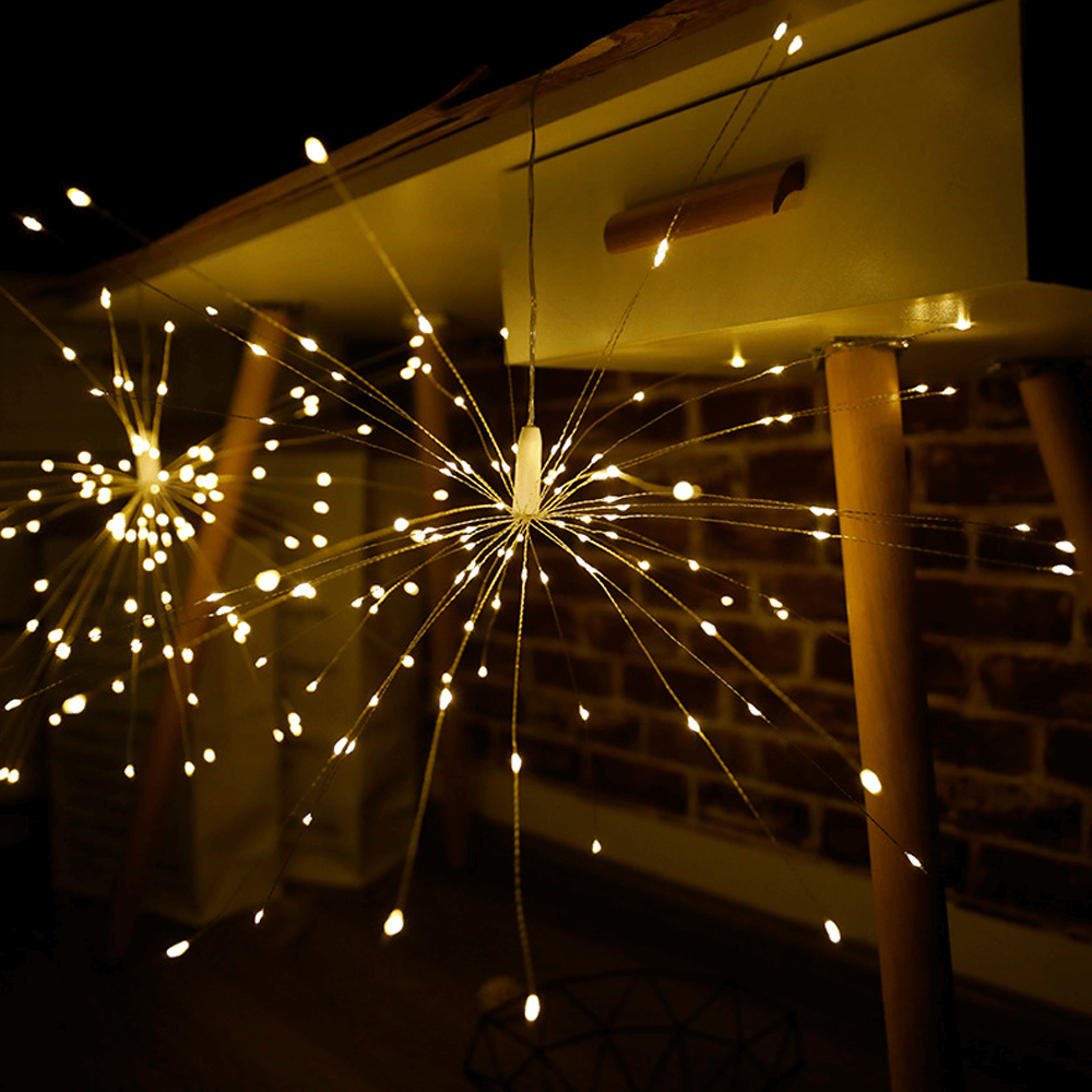 Sparkling 8-Mode Firework Lights: 150 Lights & 8 Adjustable Brightness Levels – view 1