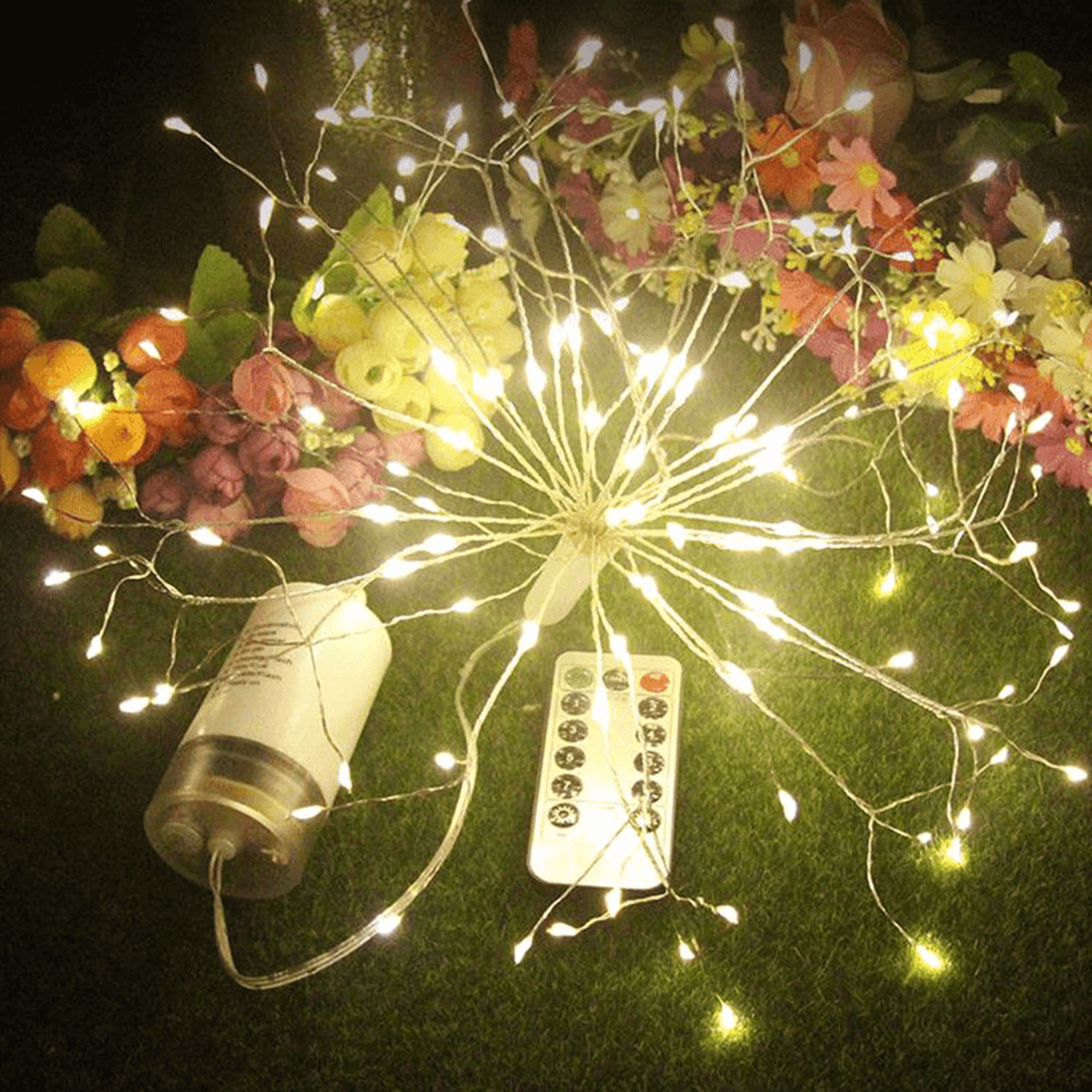 Sparkling 8-Mode Firework Lights: 150 Lights & 8 Adjustable Brightness Levels – view 4