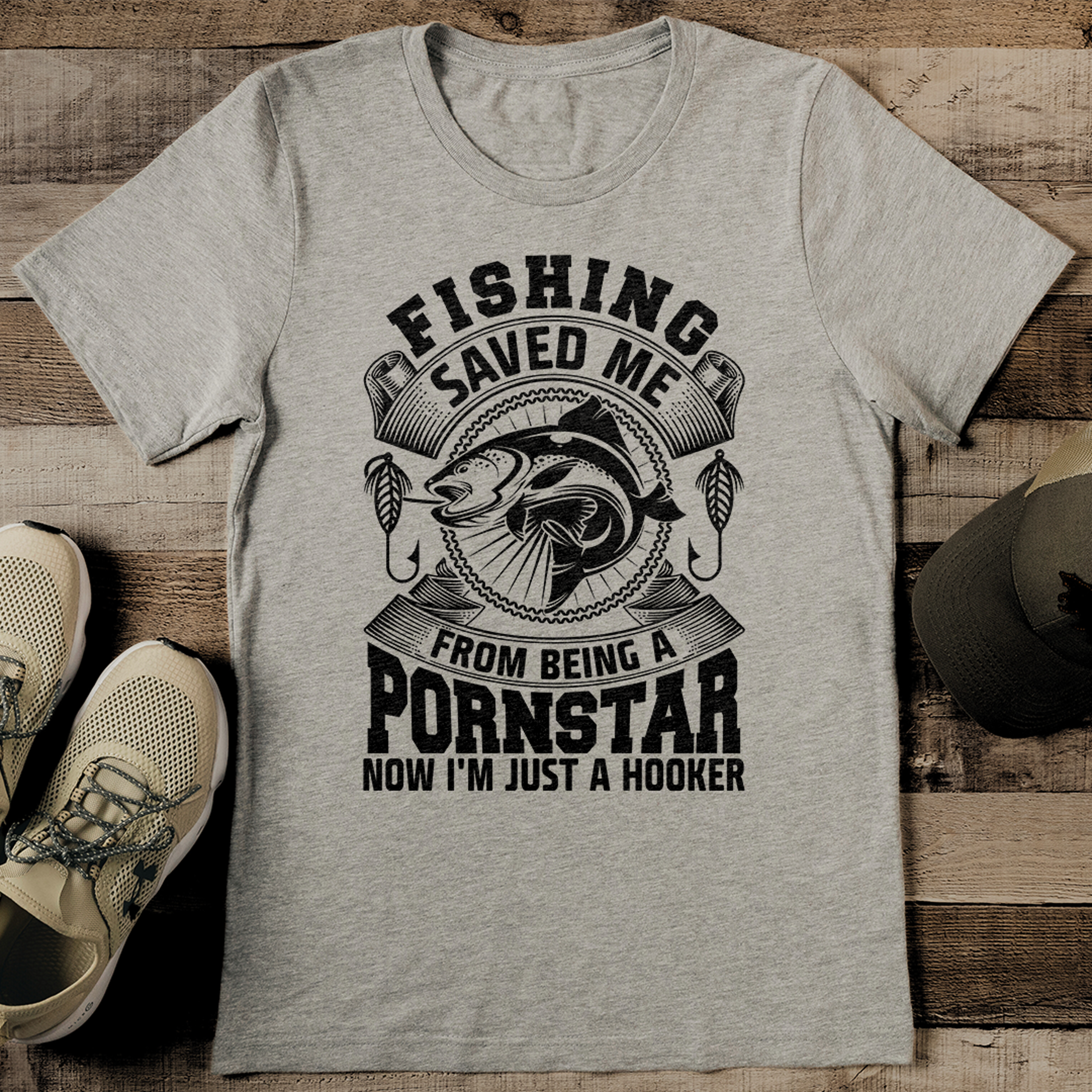 Fishing Saved Me Tee – view 2