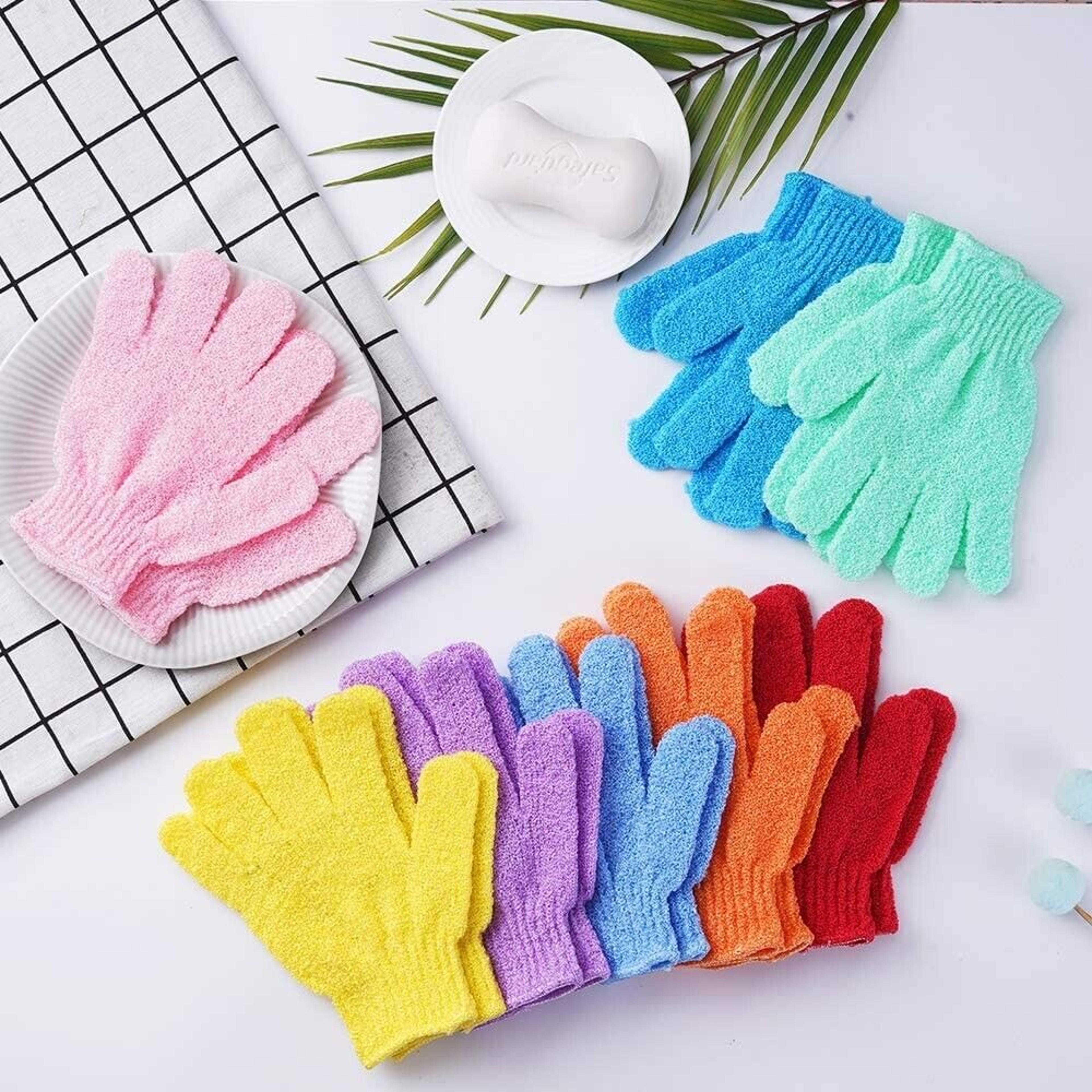 Exfoliating Loofah Body Scrub Gloves – view 2