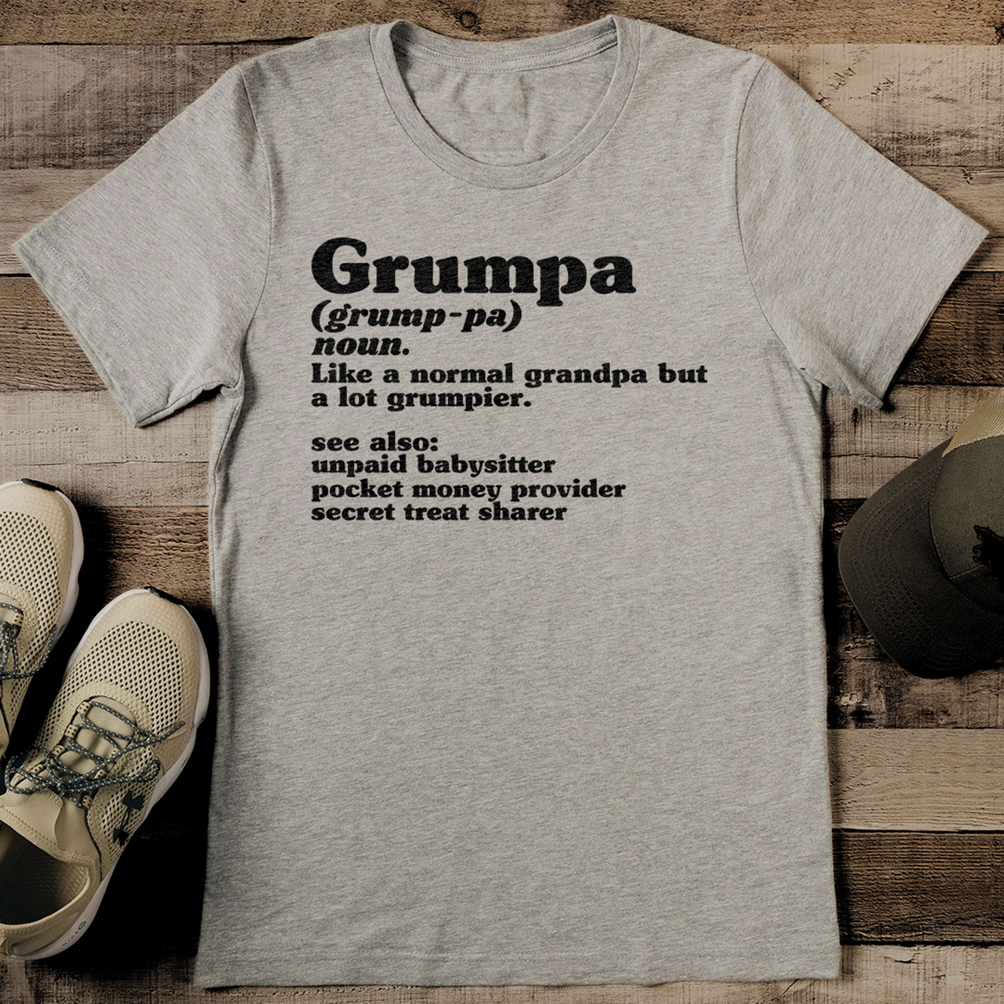 Like A Normal Grandpa But A Lot Grumpier Tee – view 1