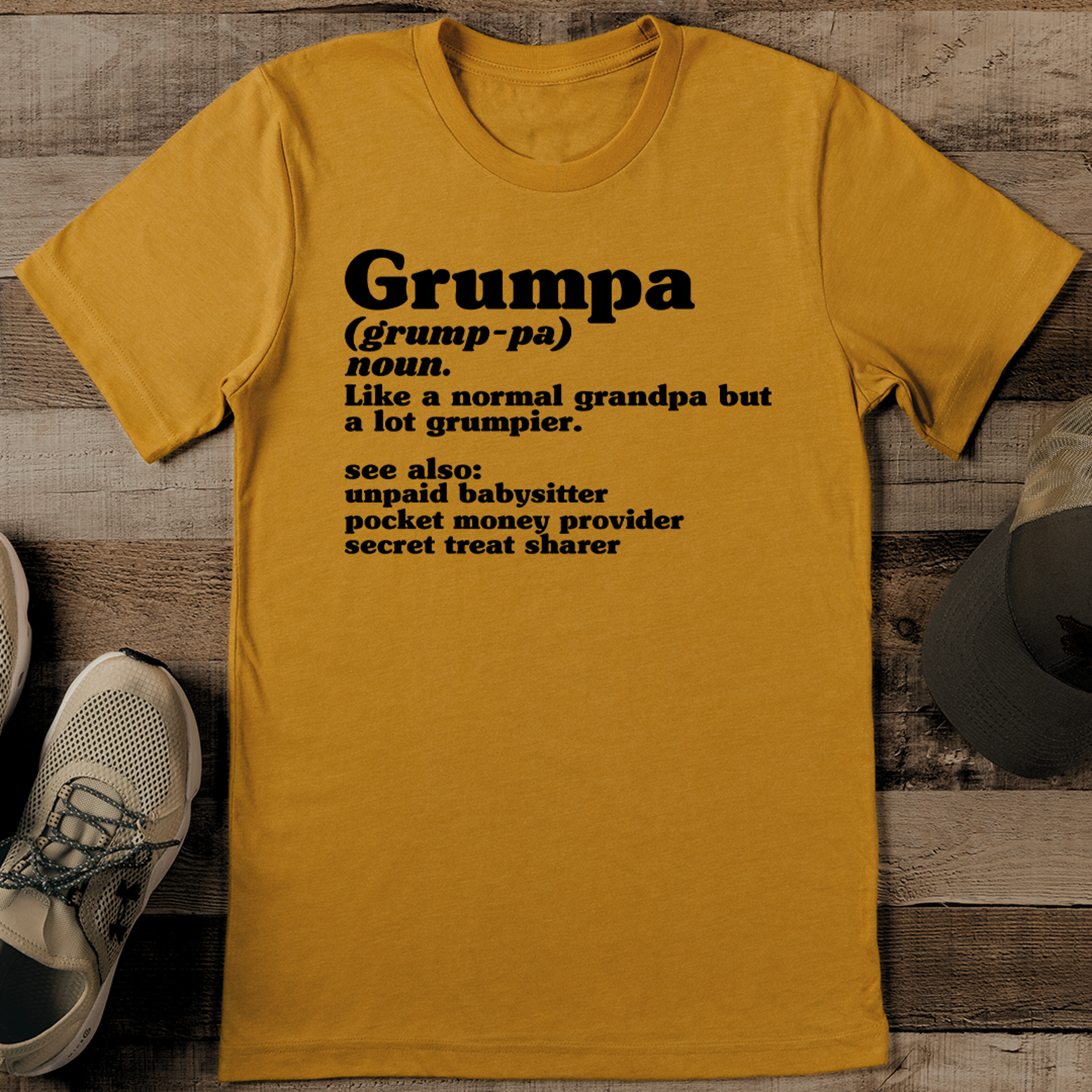 Like A Normal Grandpa But A Lot Grumpier Tee – view 2