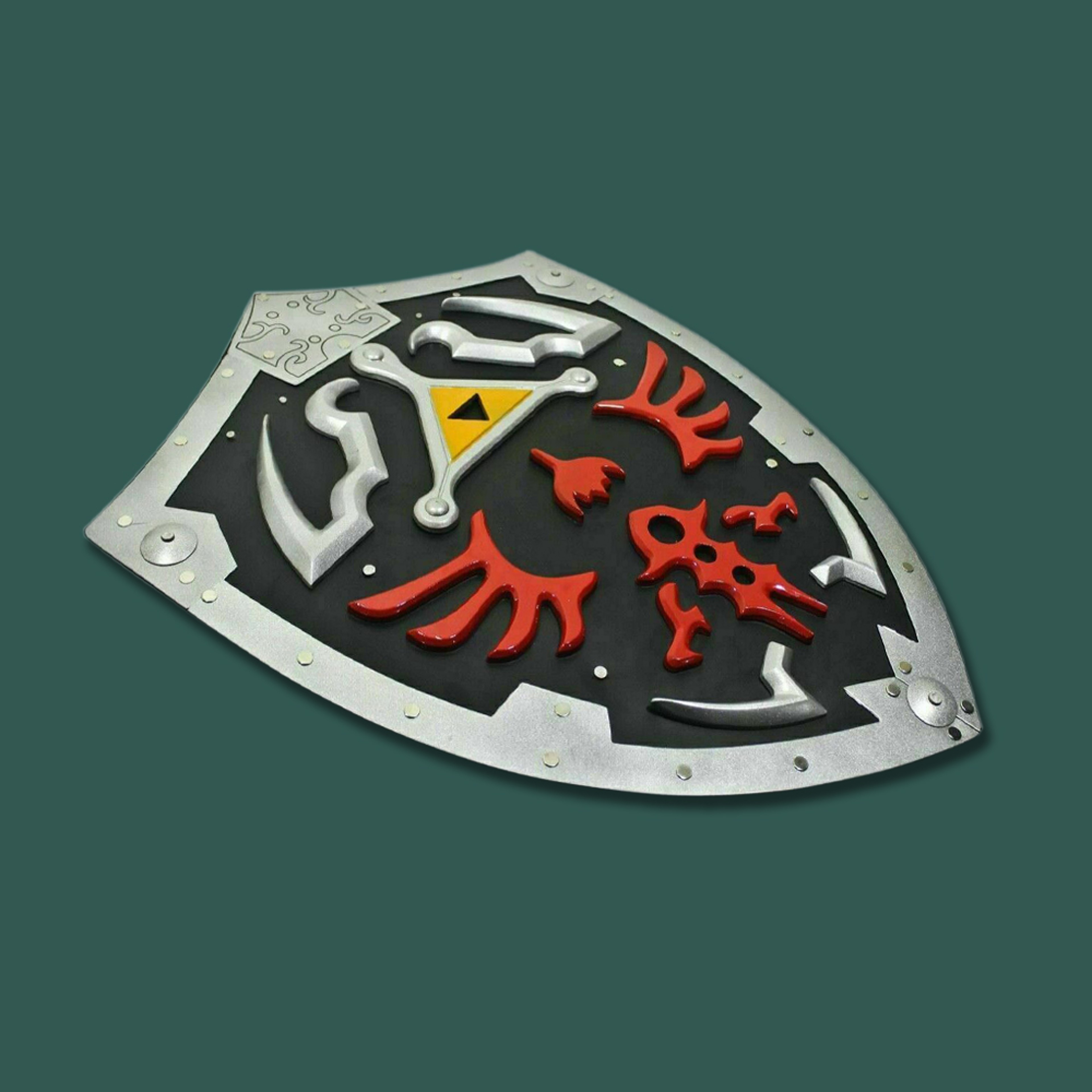 Dark Link Hylian Zelda Shield Full Size Black Shield – view 2
