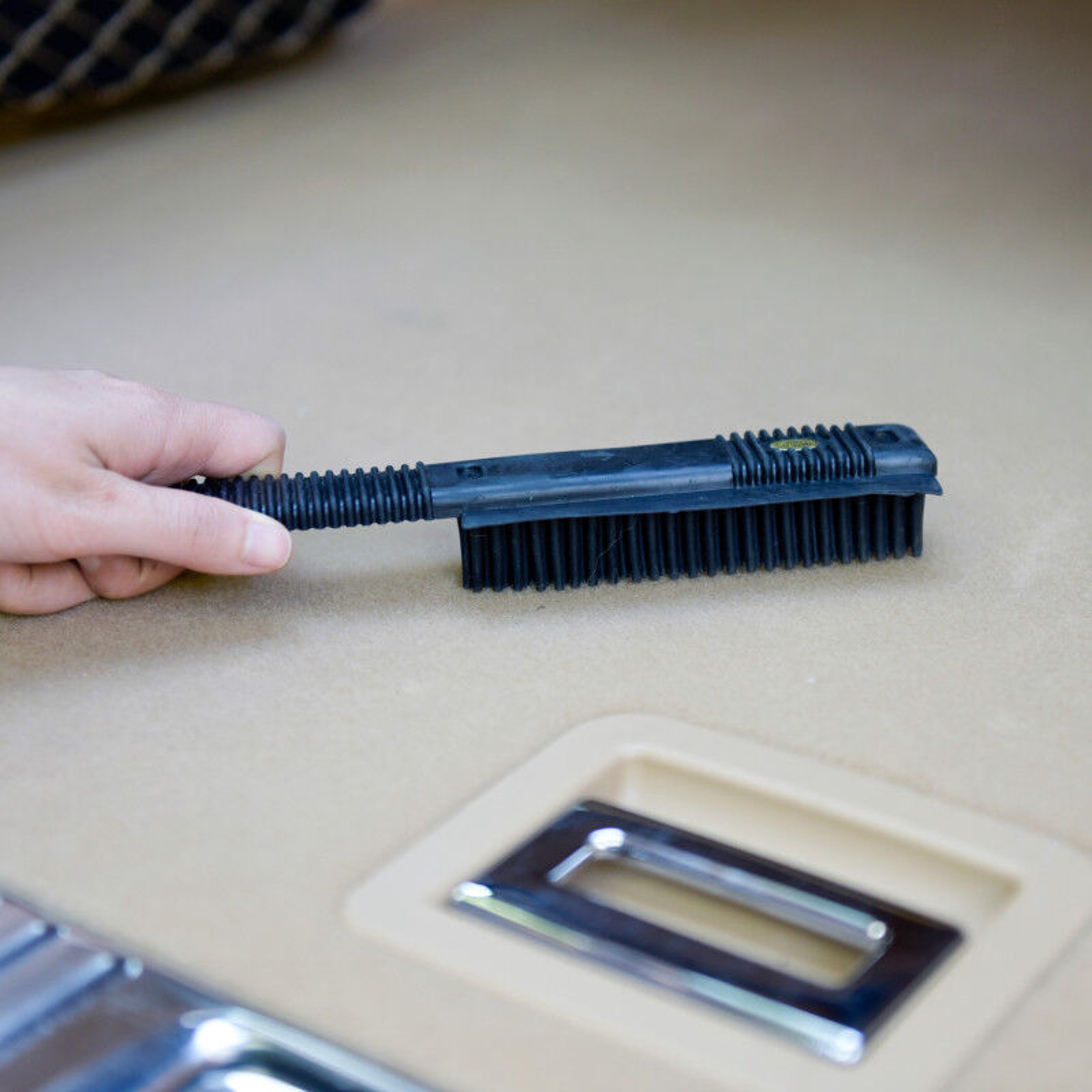 Rubber Car Seat Pet Hair Brush – view 1