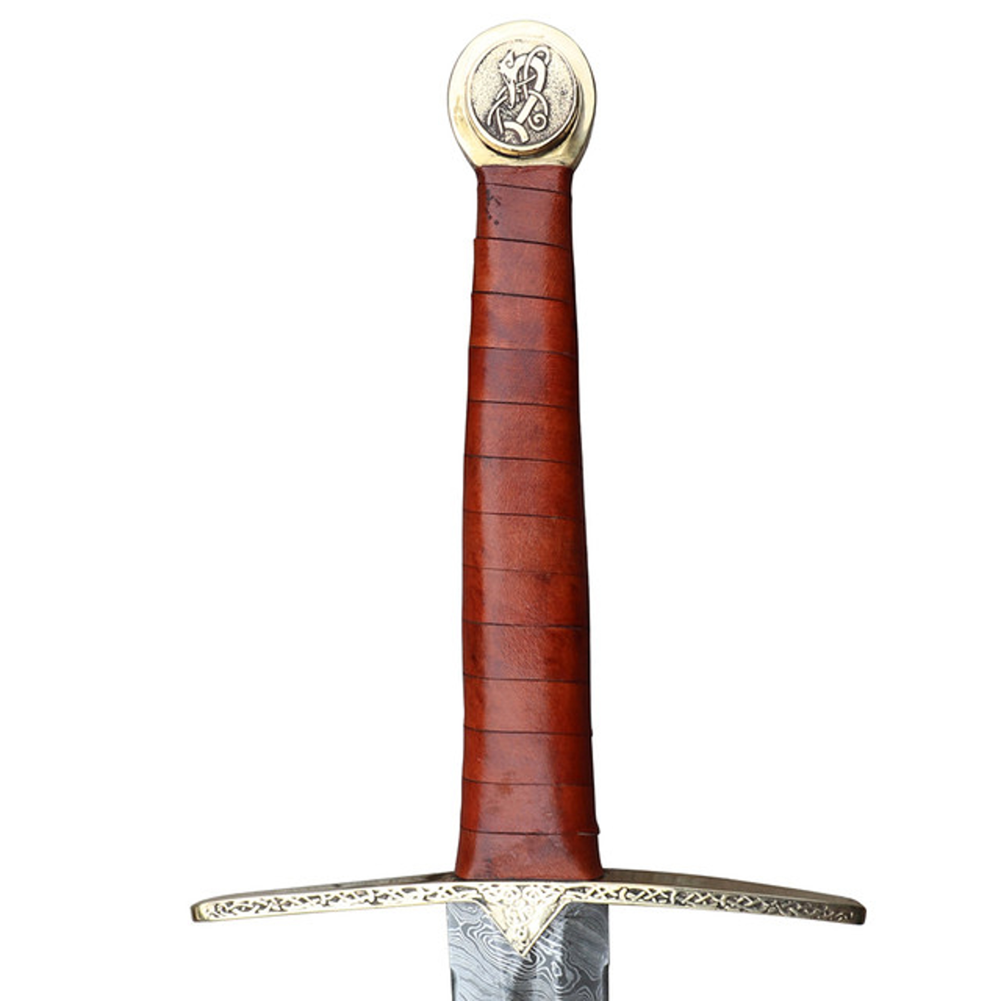 Valhalla Handmade Damascus Steel Medieval Viking Longsword – view 4