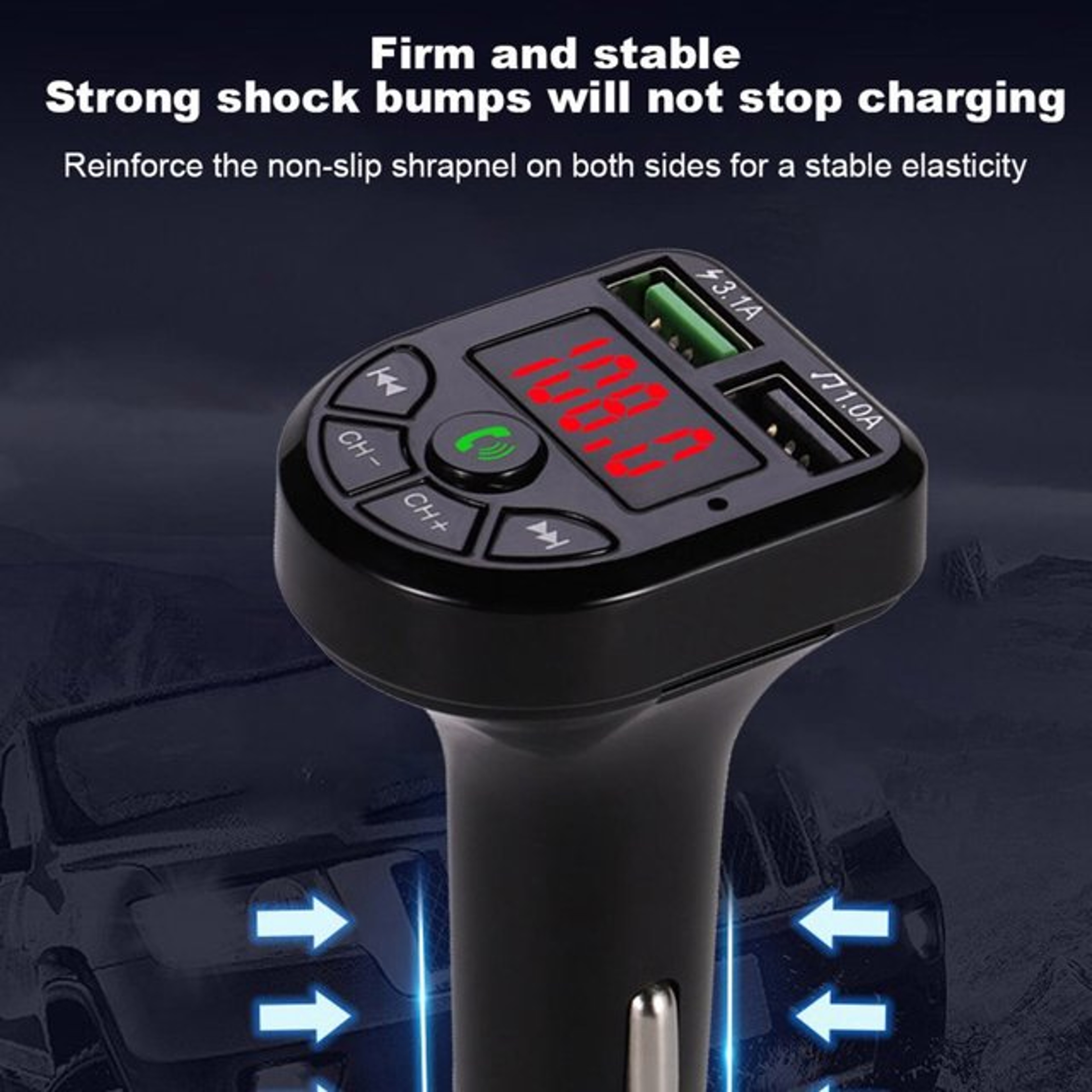 Bluetooth FM Transmitter USB Charger MP3 – view 3