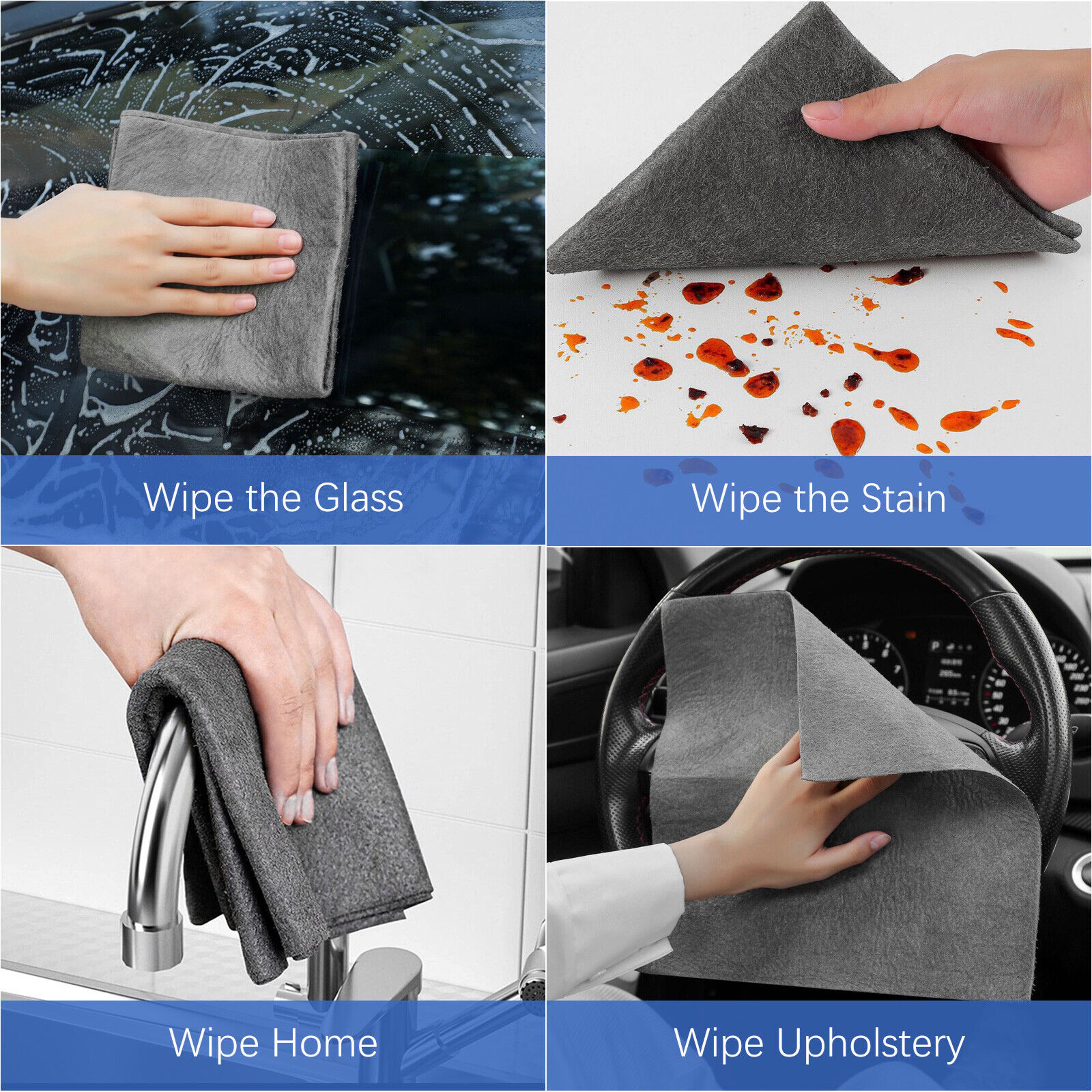 Thickened Magic Streak Free Microfiber Rag – view 2