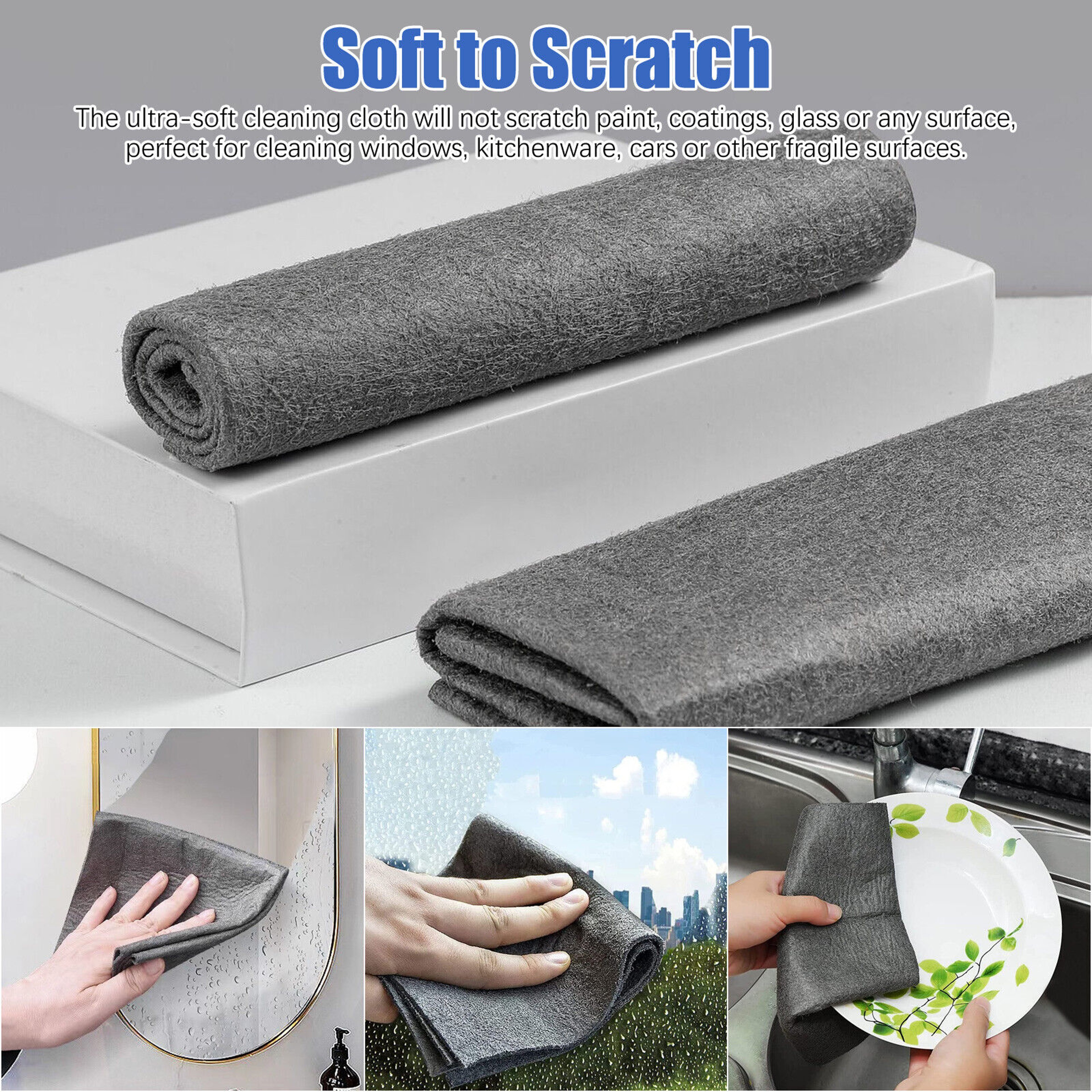 Thickened Magic Streak Free Microfiber Rag – view 5