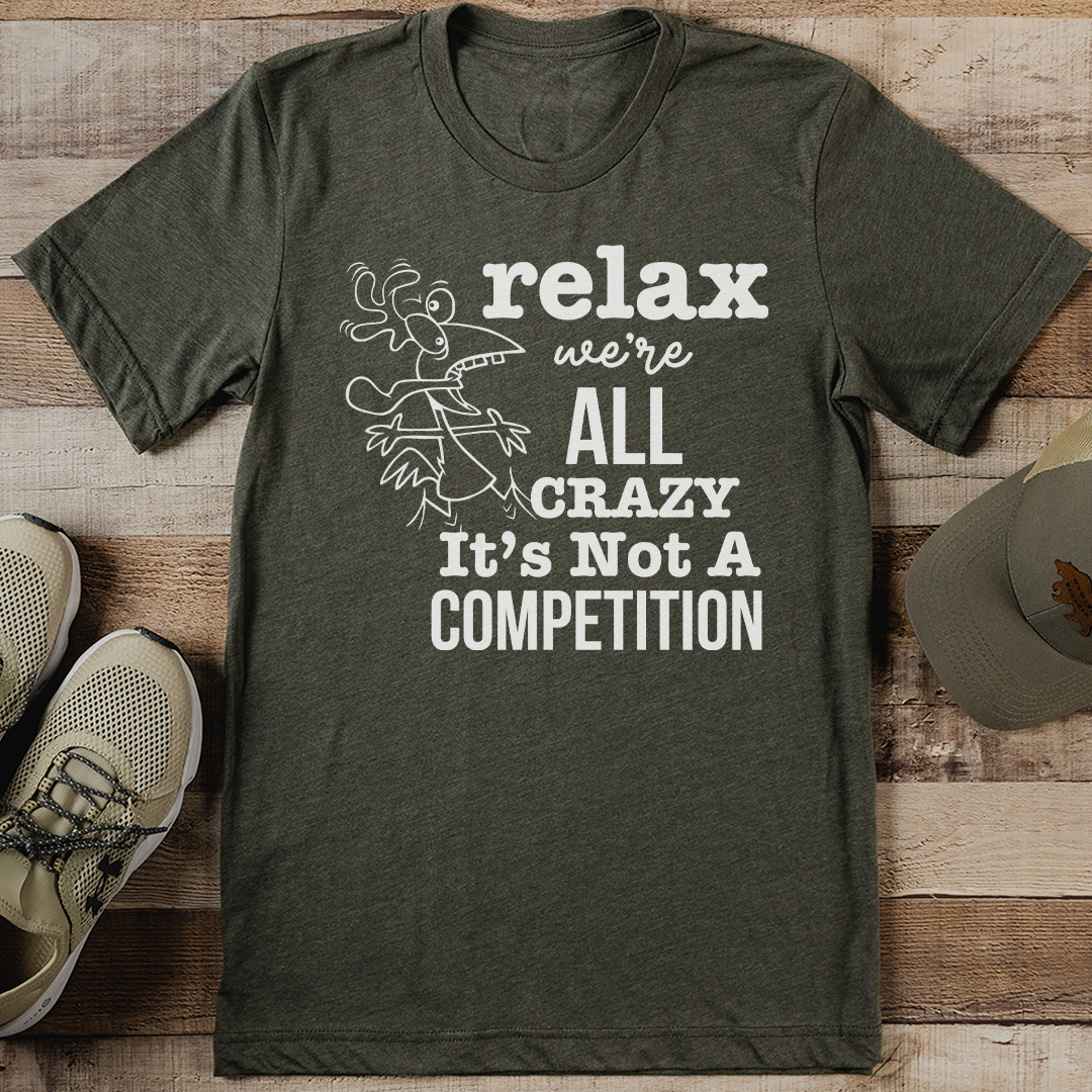 Relax Were All Crazy Tee – view 3
