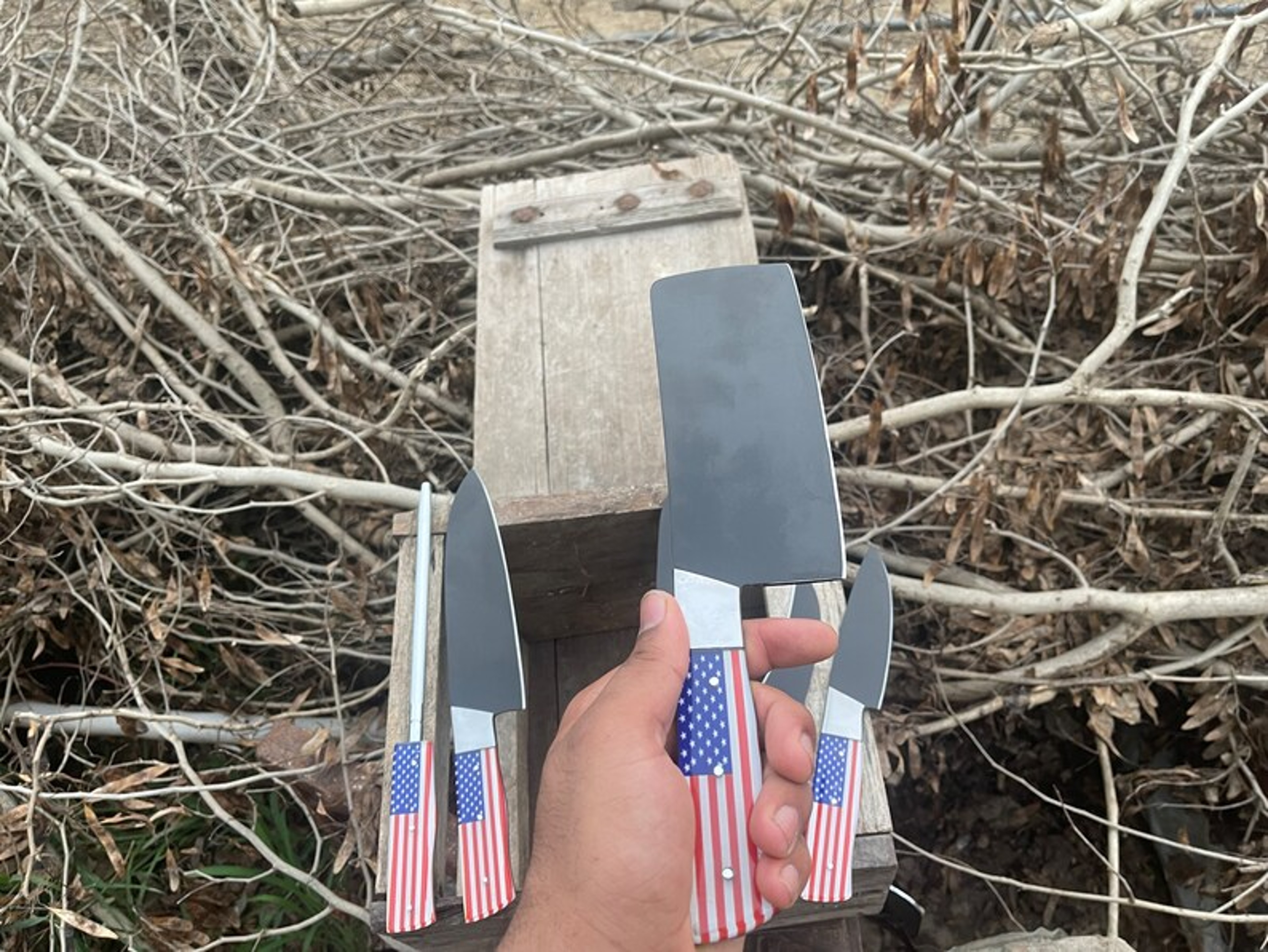 Chef Set American Kitchen knives set USA Flage Beautiful, Anniversary gift – view 2