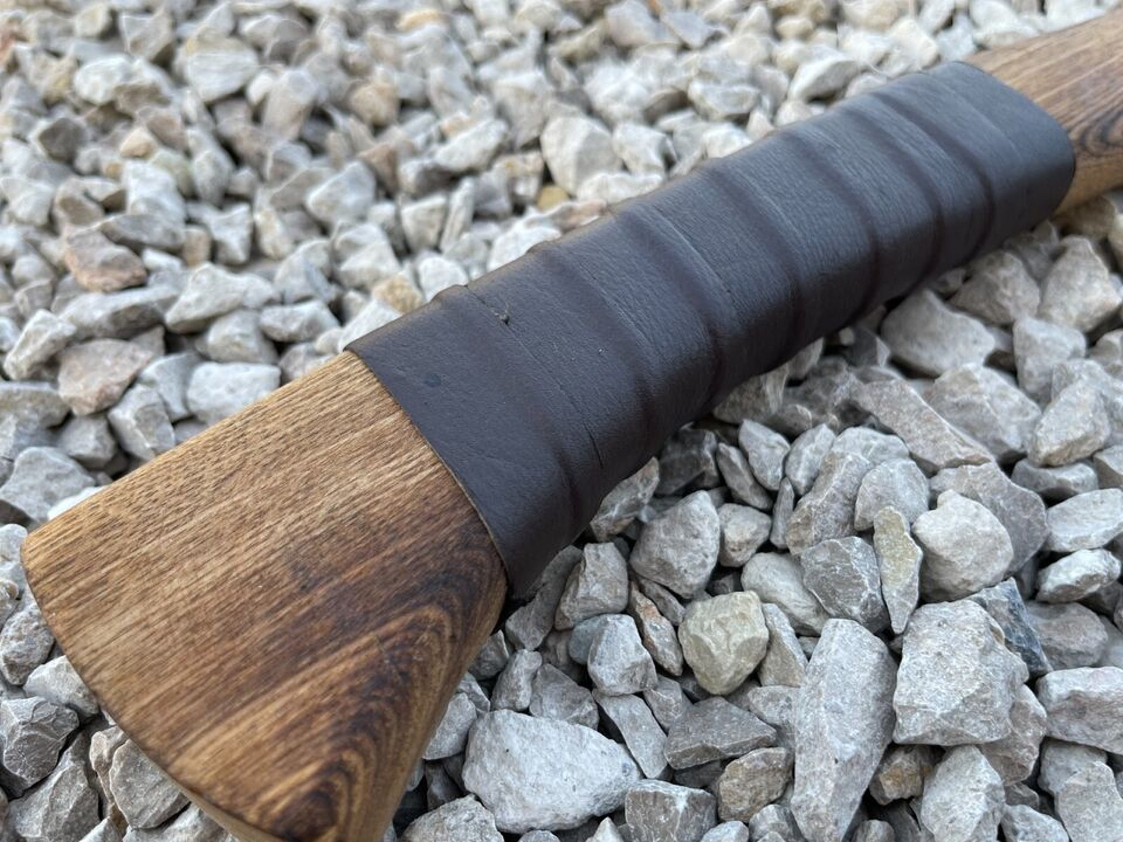 Viking Axe Custom Handmade Carbon Steel Blade Hunting Axe Camping Axe Gift Axe – view 2