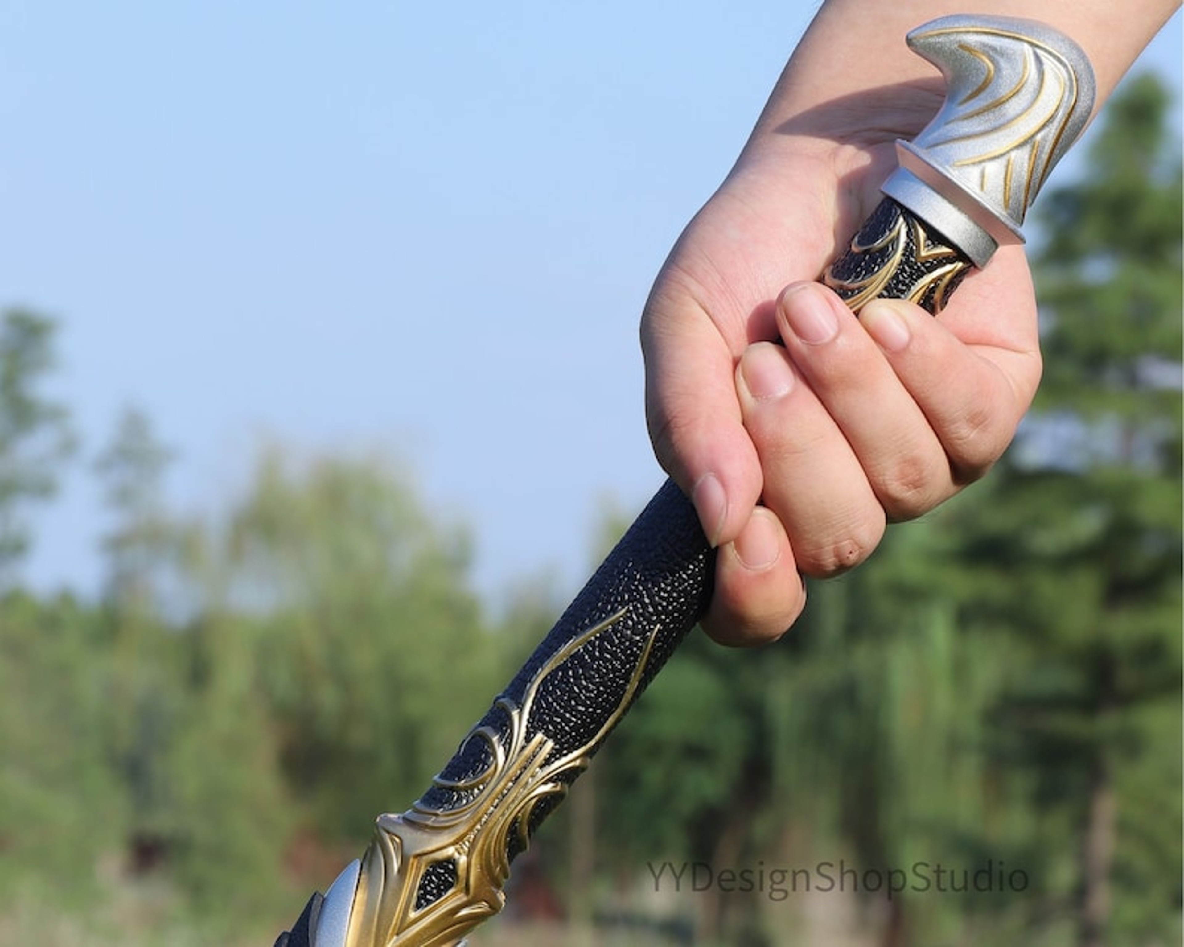 AC Odyssey, spear of Leonidas,1/1 metal prop, cosplay Leonidas, a gift to him,Highly restore props – view 8