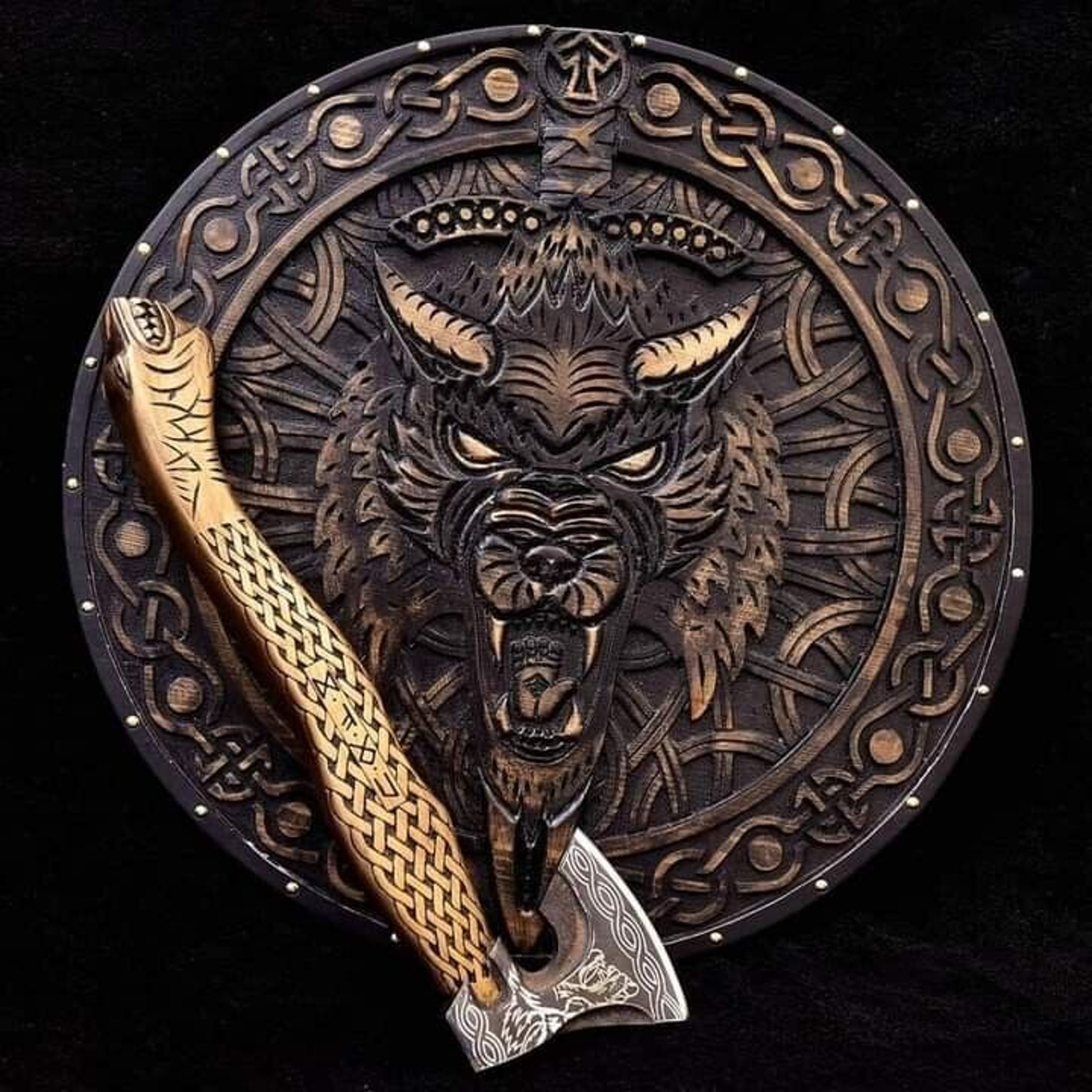 CUSTOM HANDMADE HIGH CARBON STEEL VIKING BEARDED HATCHET HUNTING TOMAHAWK AXE – view 2