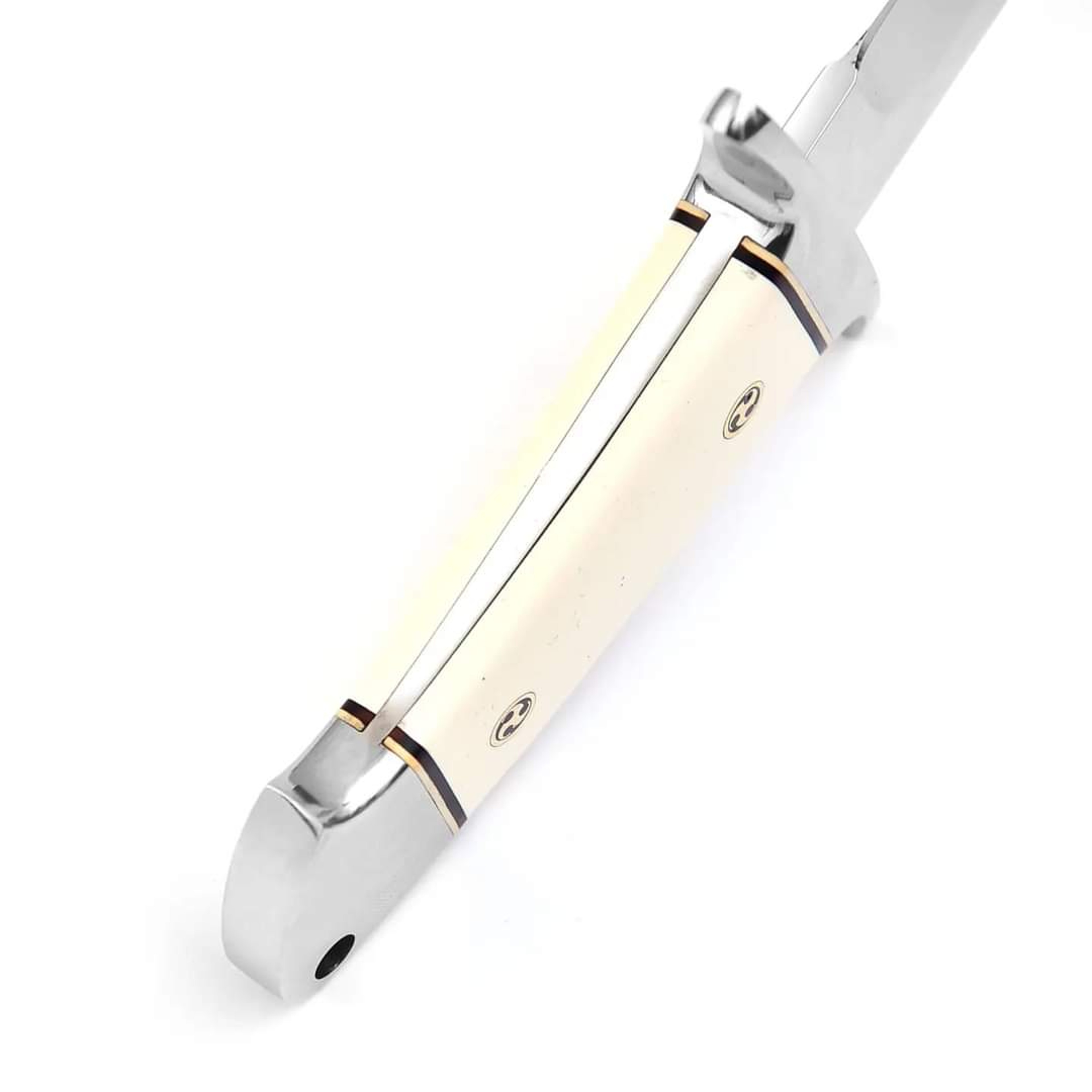 "Stainless-steel-Knife"Hunting-knife-with sheath"fixed-blade-Camping-knife, Bowie-knife, Handmade-Knives, Gifts-For-Men. – view 5