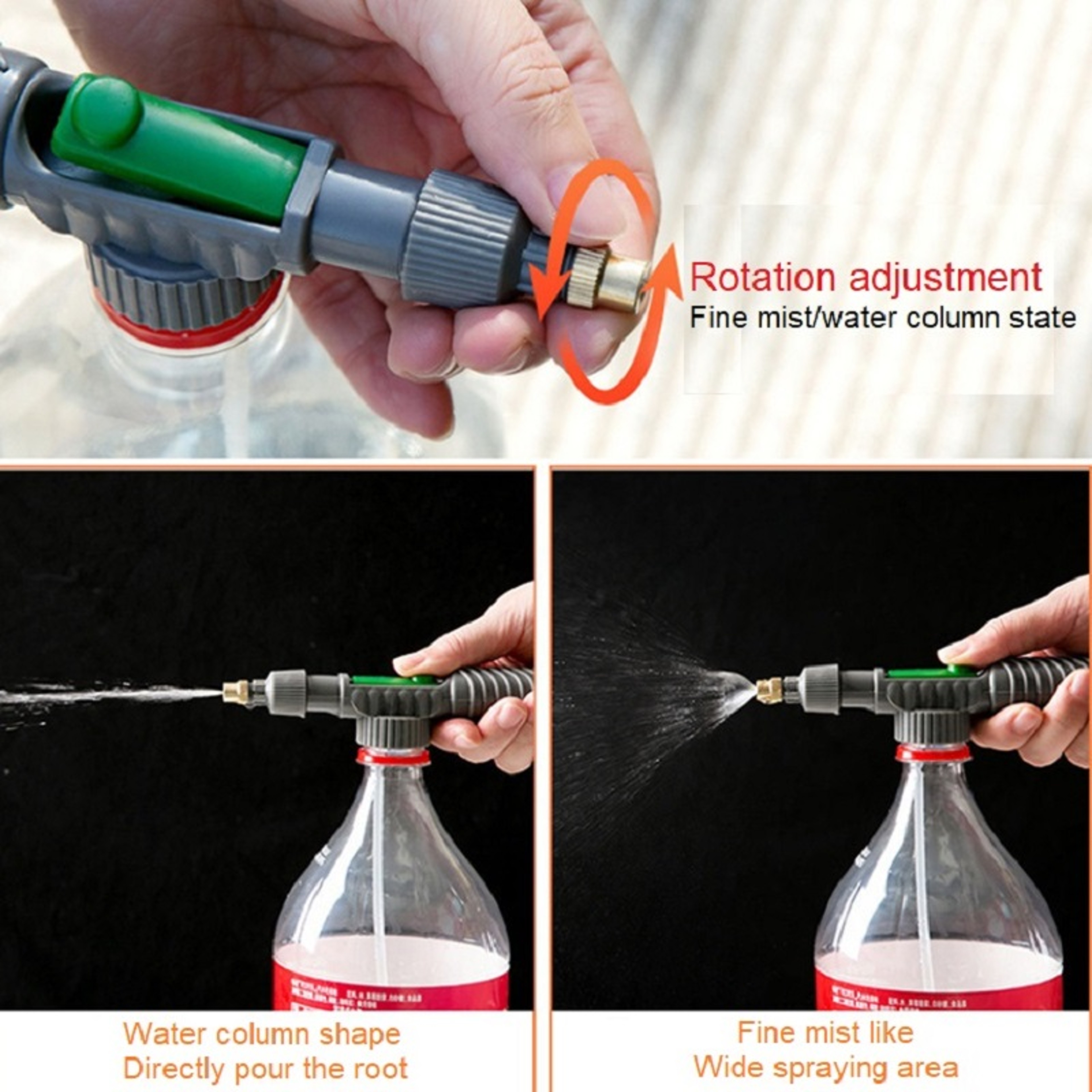 High Pressure Air Pump Manual Sprayer Adjustable Nozzle For Garden Watering  Agriculture Tools 2