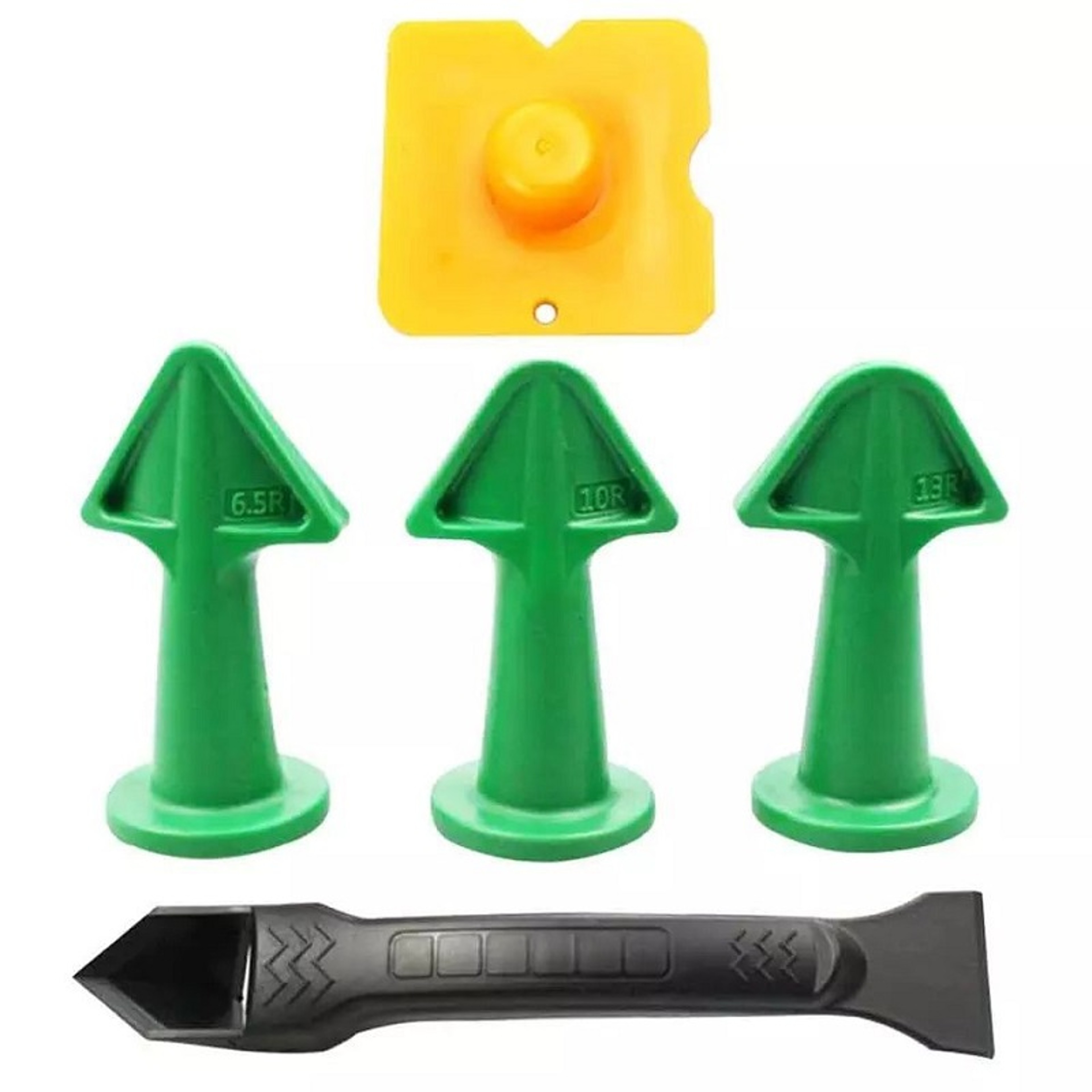 Caulking Nozzle Applicator  Silicone Remover Set Plastic Glue Shovel  Tile Finishing Tool For Floor