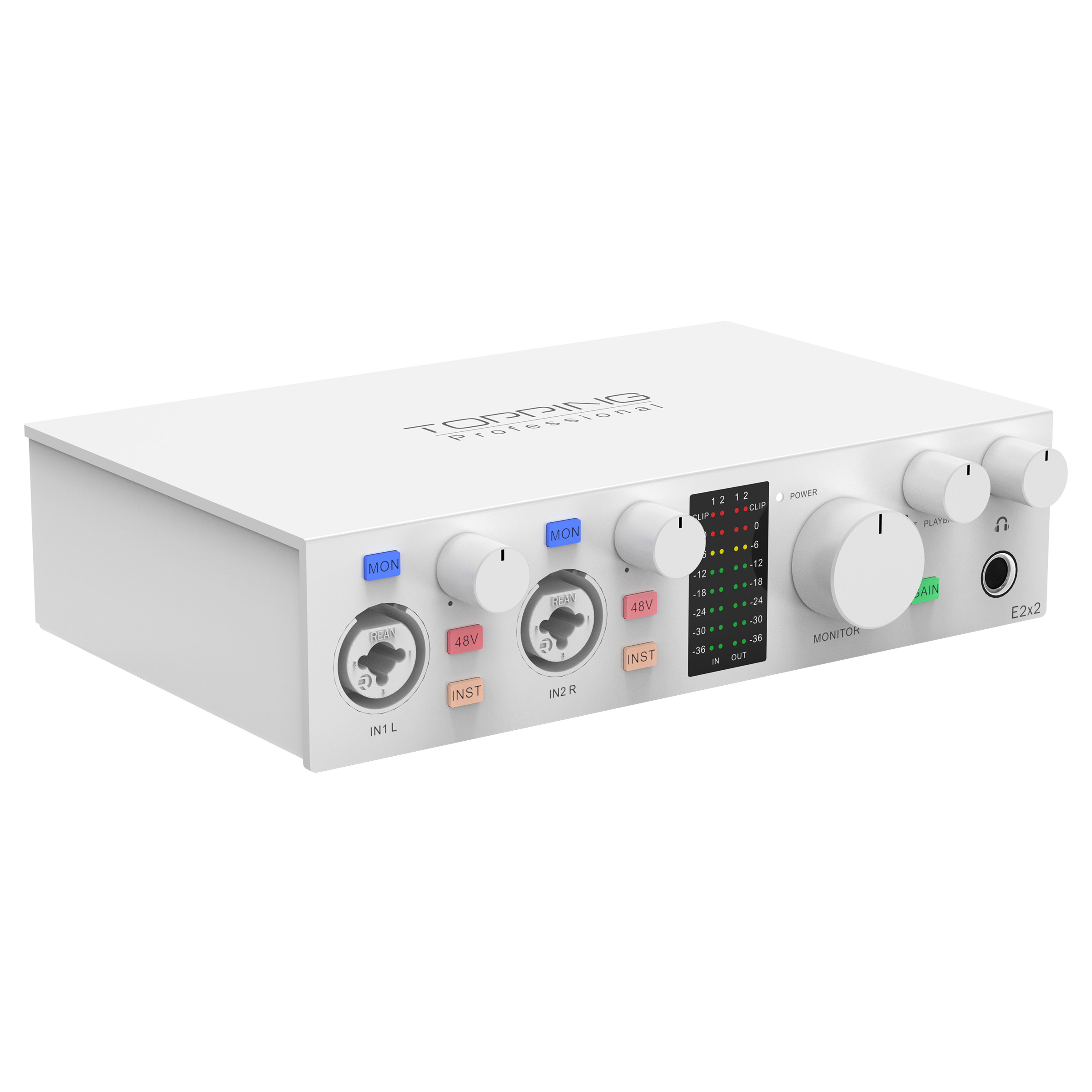 Professional Audio Interface For Computer  Phone Live Streaming Sound Card For Recording  Mixing 4