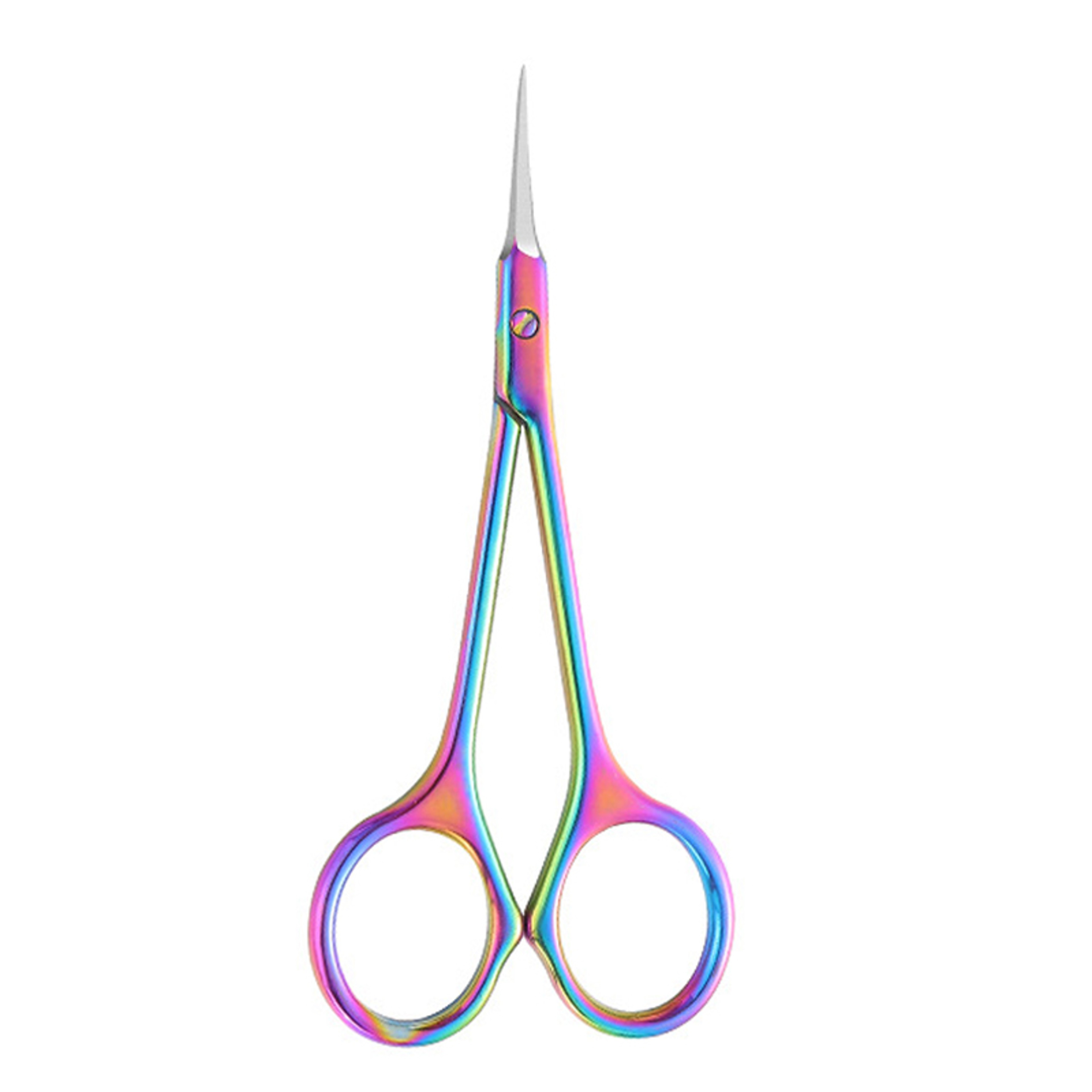 Stainless Steel Curved Tip Cuticle Scissors For Manicure  Nail Art 4