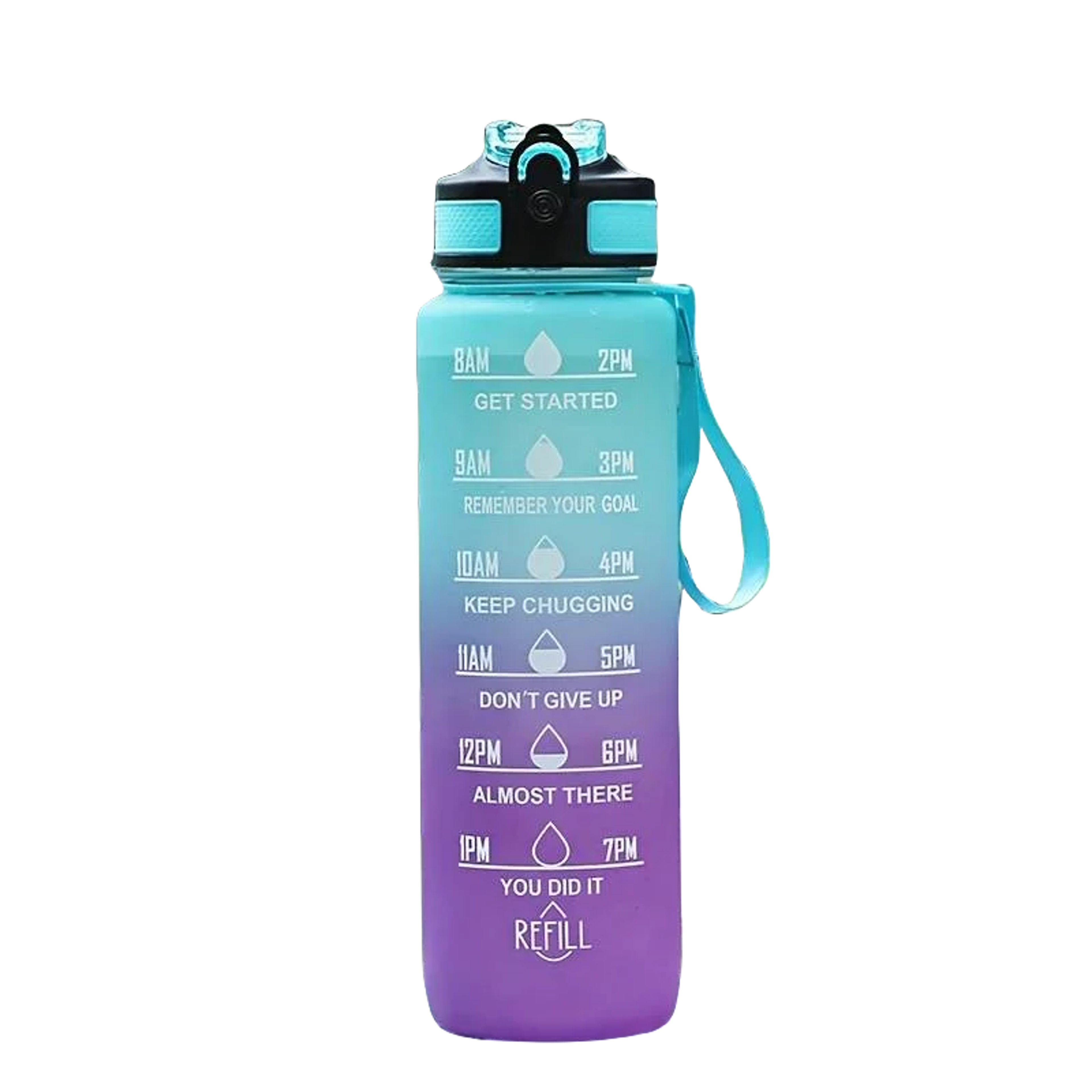 Large Capacity Gradient Outdoor Sports Cup With Bouncing Suction Nozzle 4
