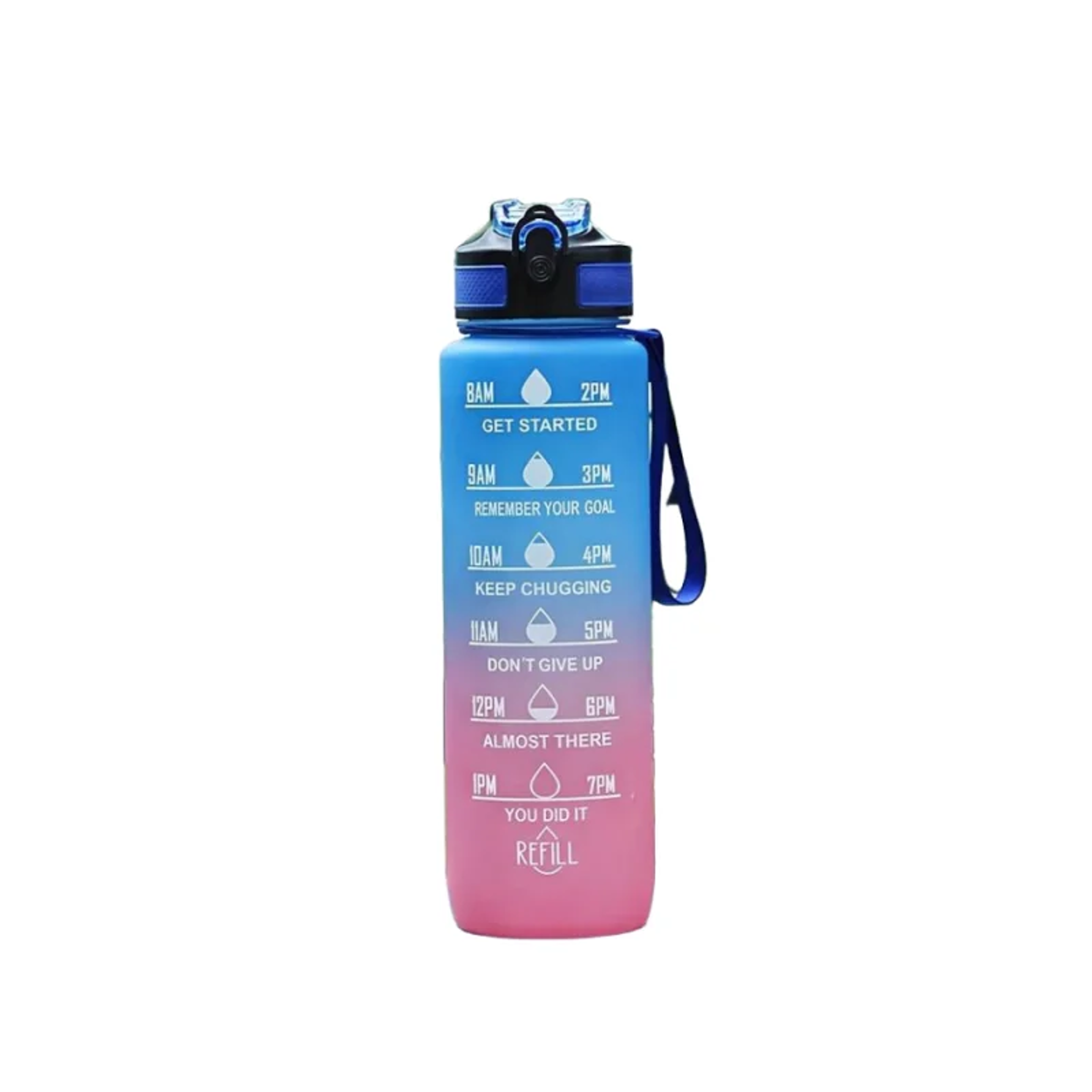 Large Capacity Gradient Outdoor Sports Cup With Bouncing Suction Nozzle 8