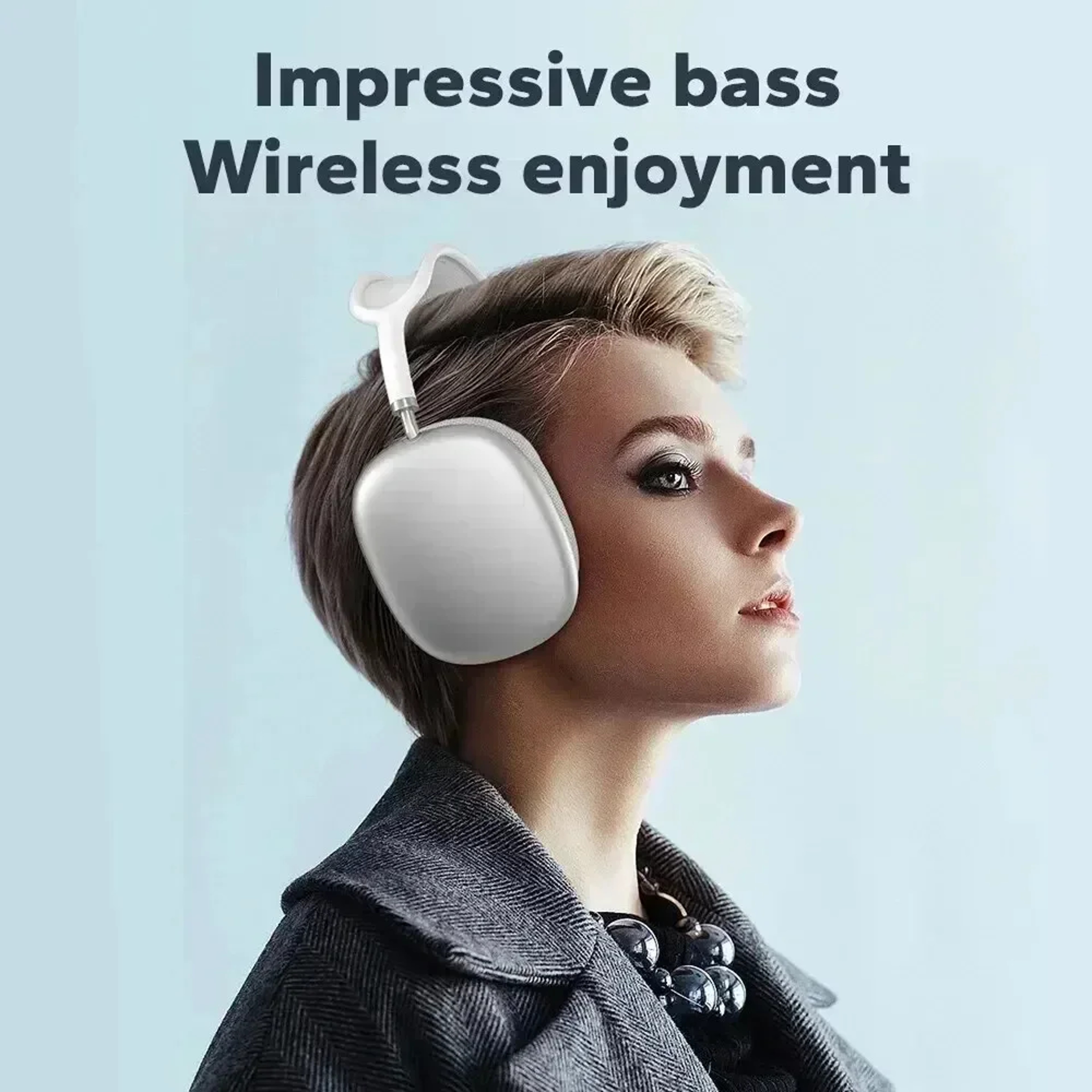 Wireless Bluetooth Headset With Mic Stereo Sports  Gaming Earphones 3