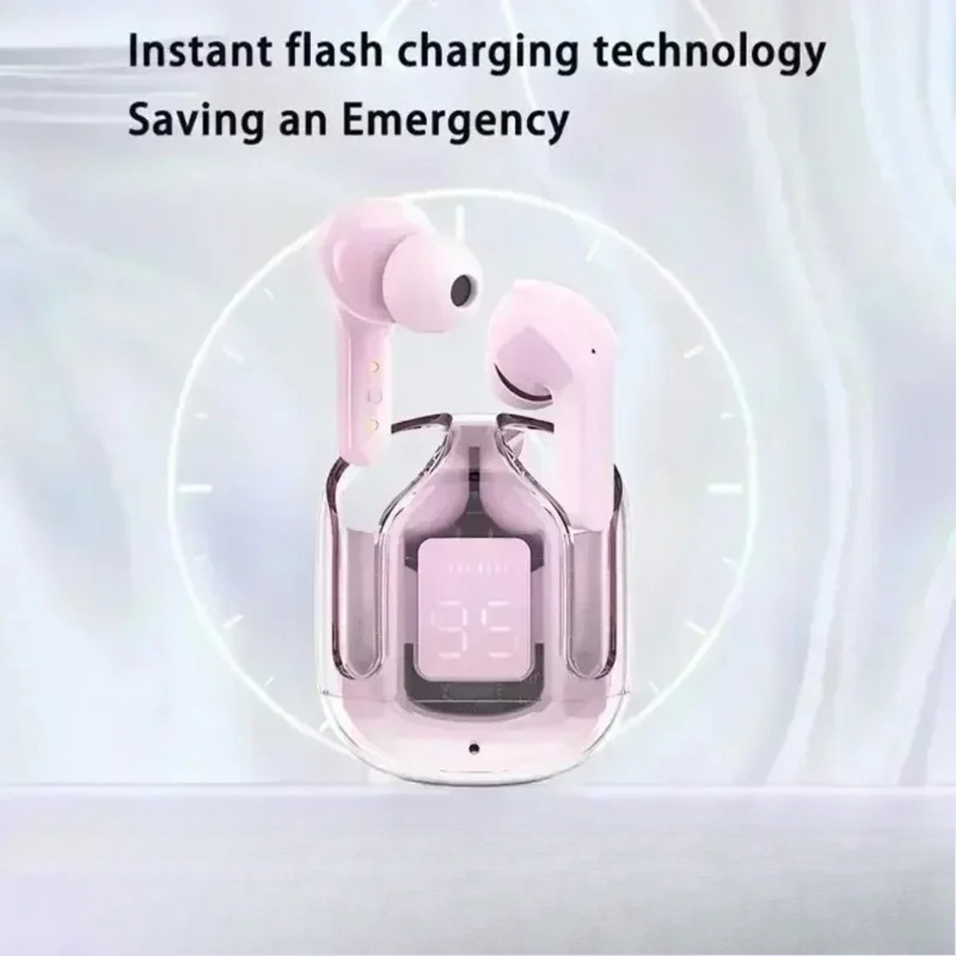 Transparent TWS Wireless Bluetooth Earphones HIFI Sound High Quality Bluetooth Headset – view 5