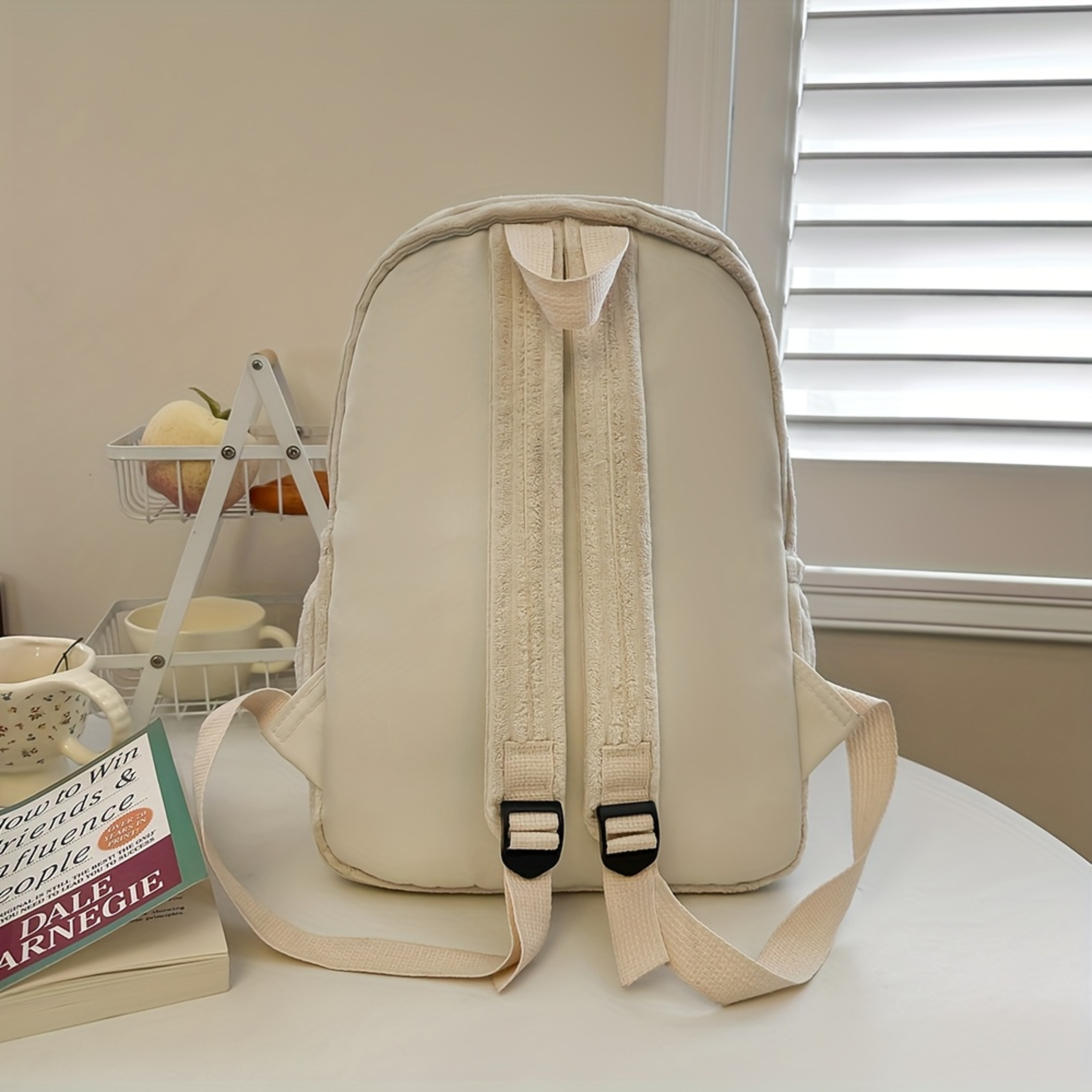 Stylish Womens Versatile Backpack Large Capacity Travel  Student Backpack For Commuting 2