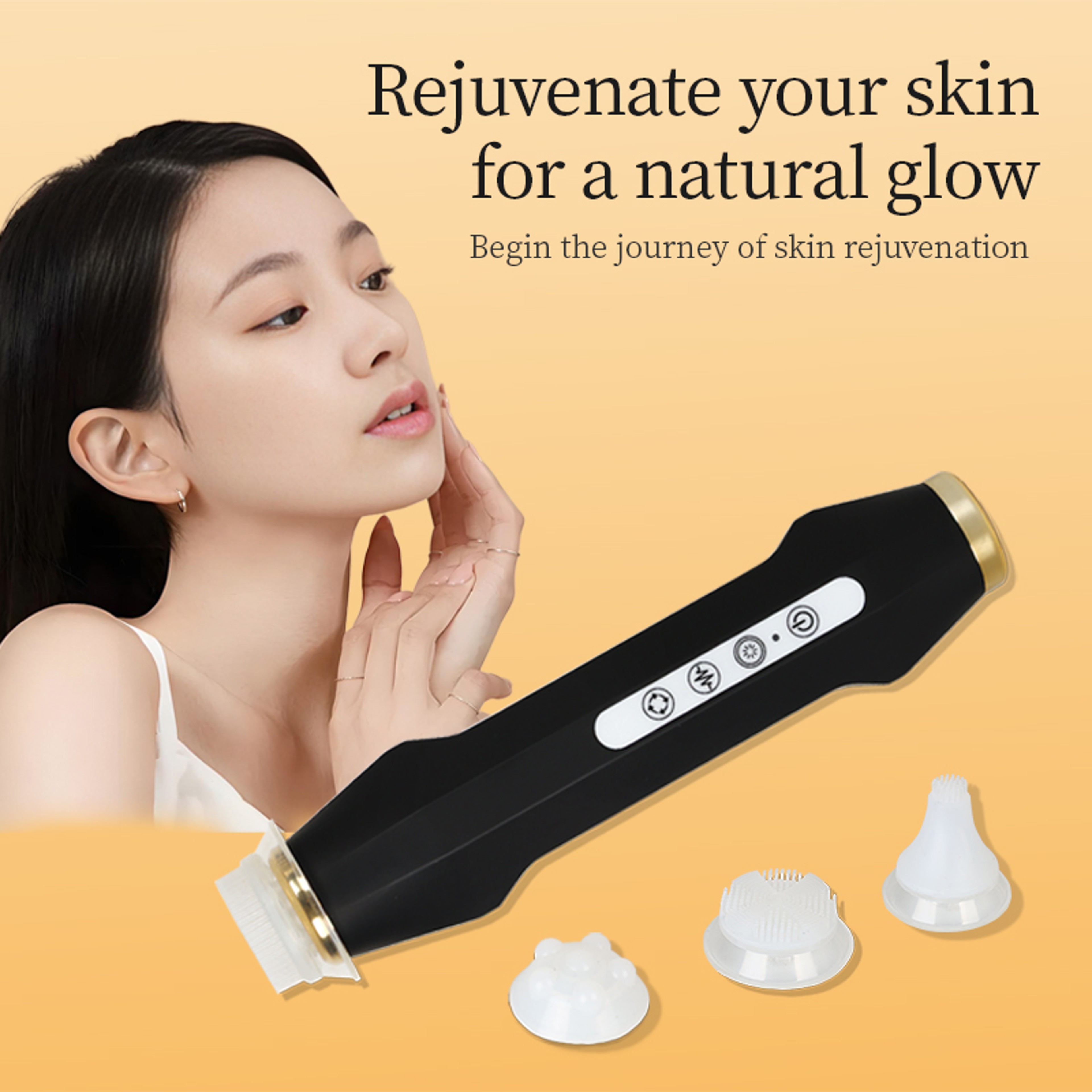 Rechargeable Oxygen Bubble Pen Anti Aging Facial Device for Deep Skin Care & Balance – view 2