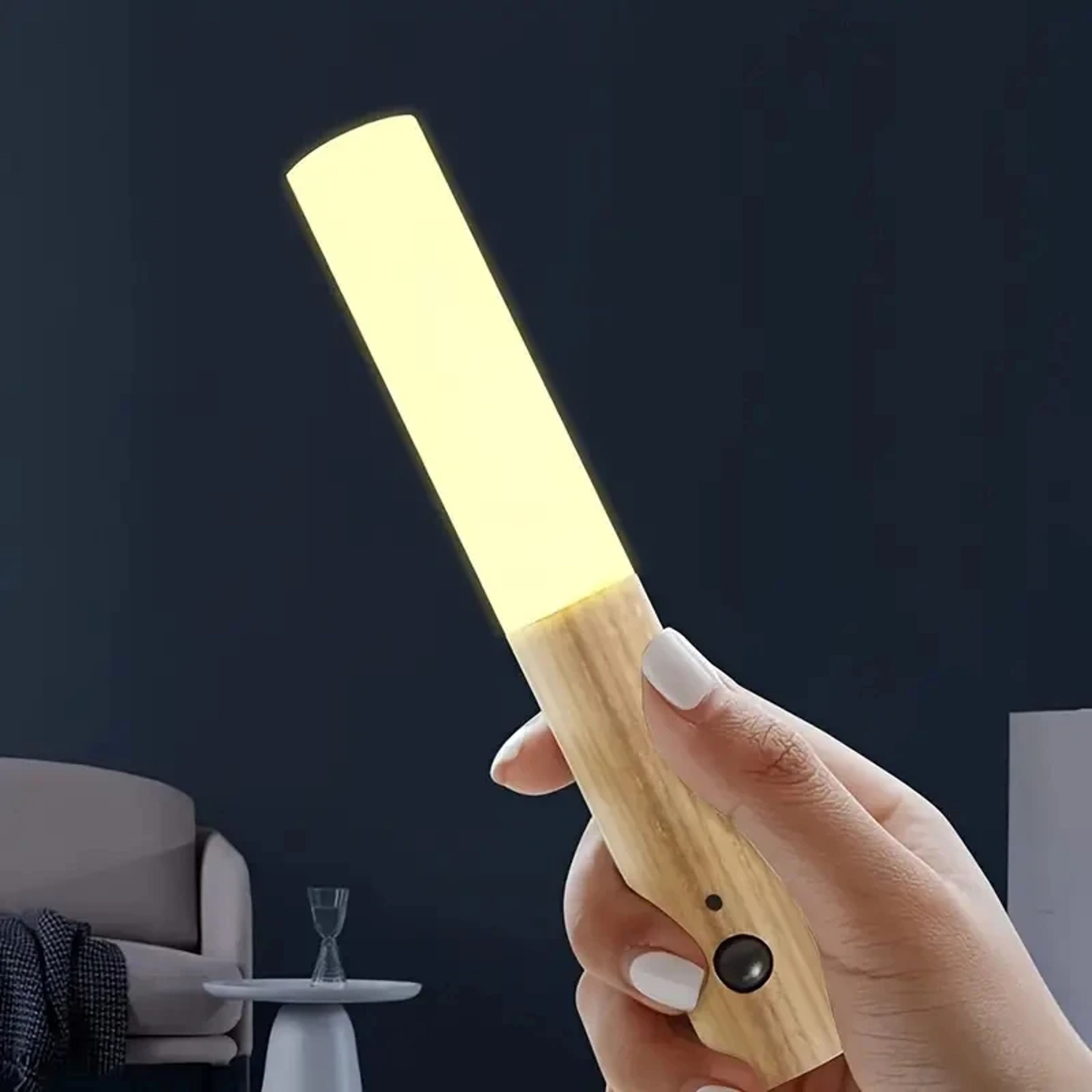 Intelligent LED Rechargeable Night Light Human Body Induction For Corridor Cabinet  Toilet Wall 6