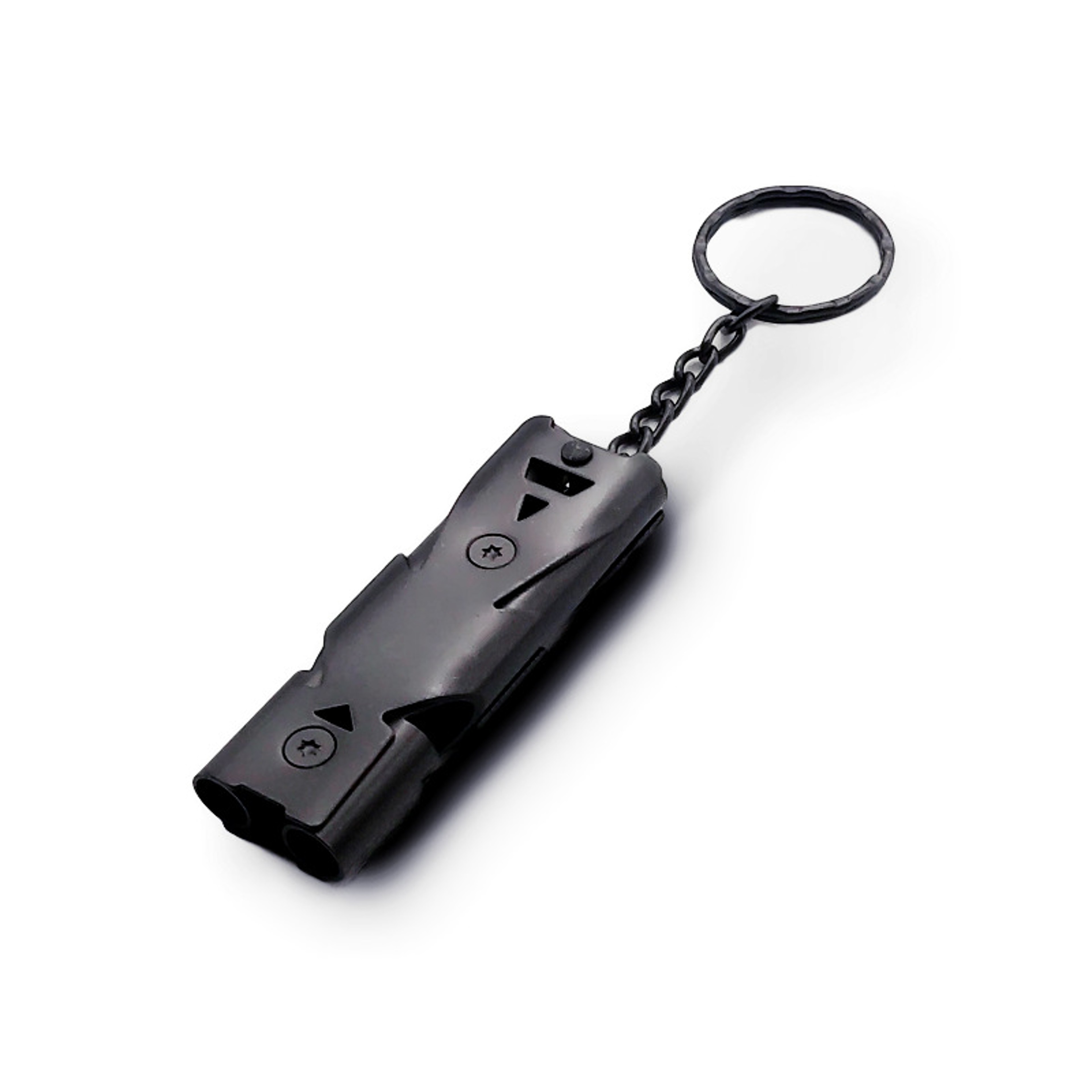 Outdoor Survival Whistle High Decibel Stainless Steel Double Tube Blast Whistle For Earthquake Resc 5