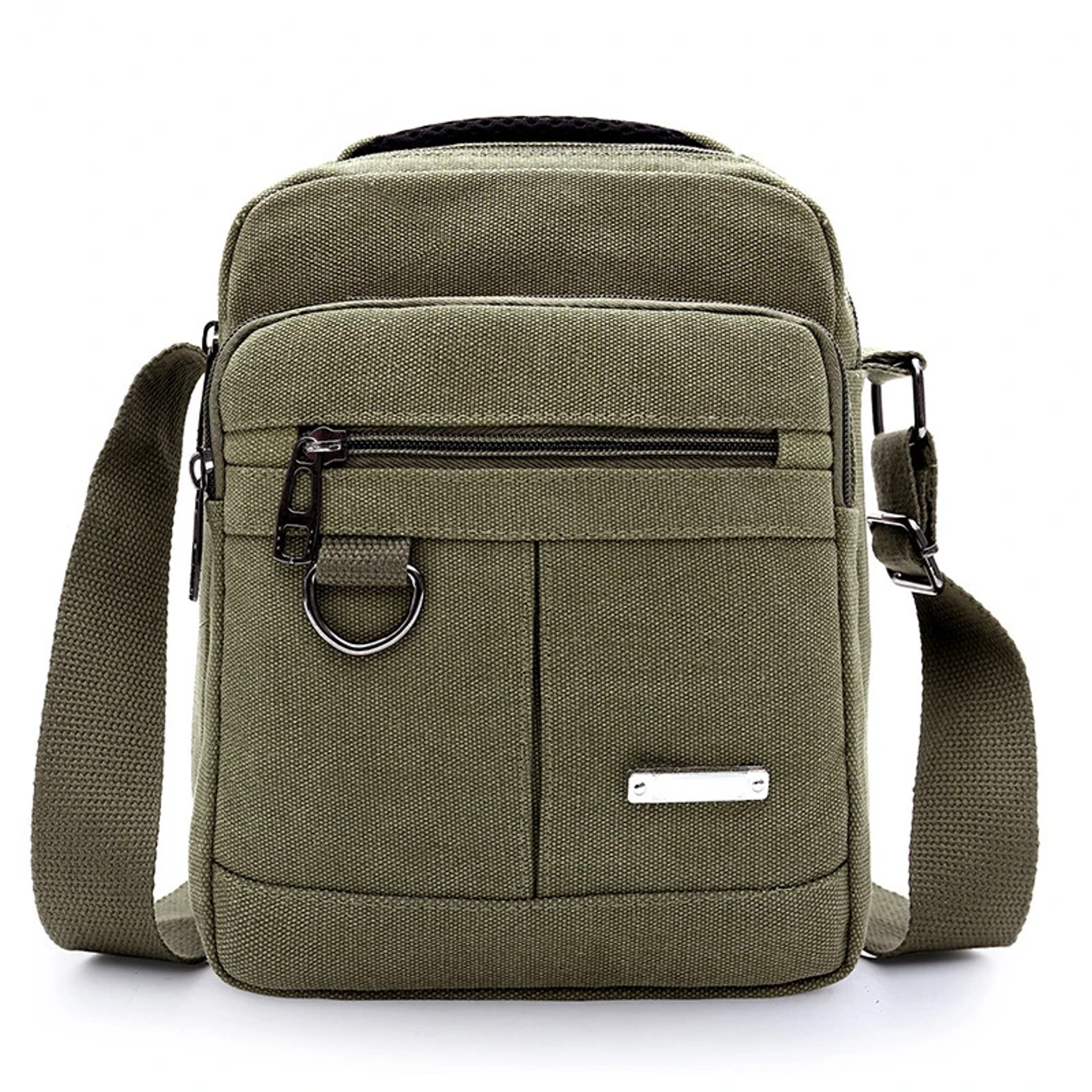 Stylish Canvas Shoulder Bag For Men Outdoor Travel Messenger Bag 4