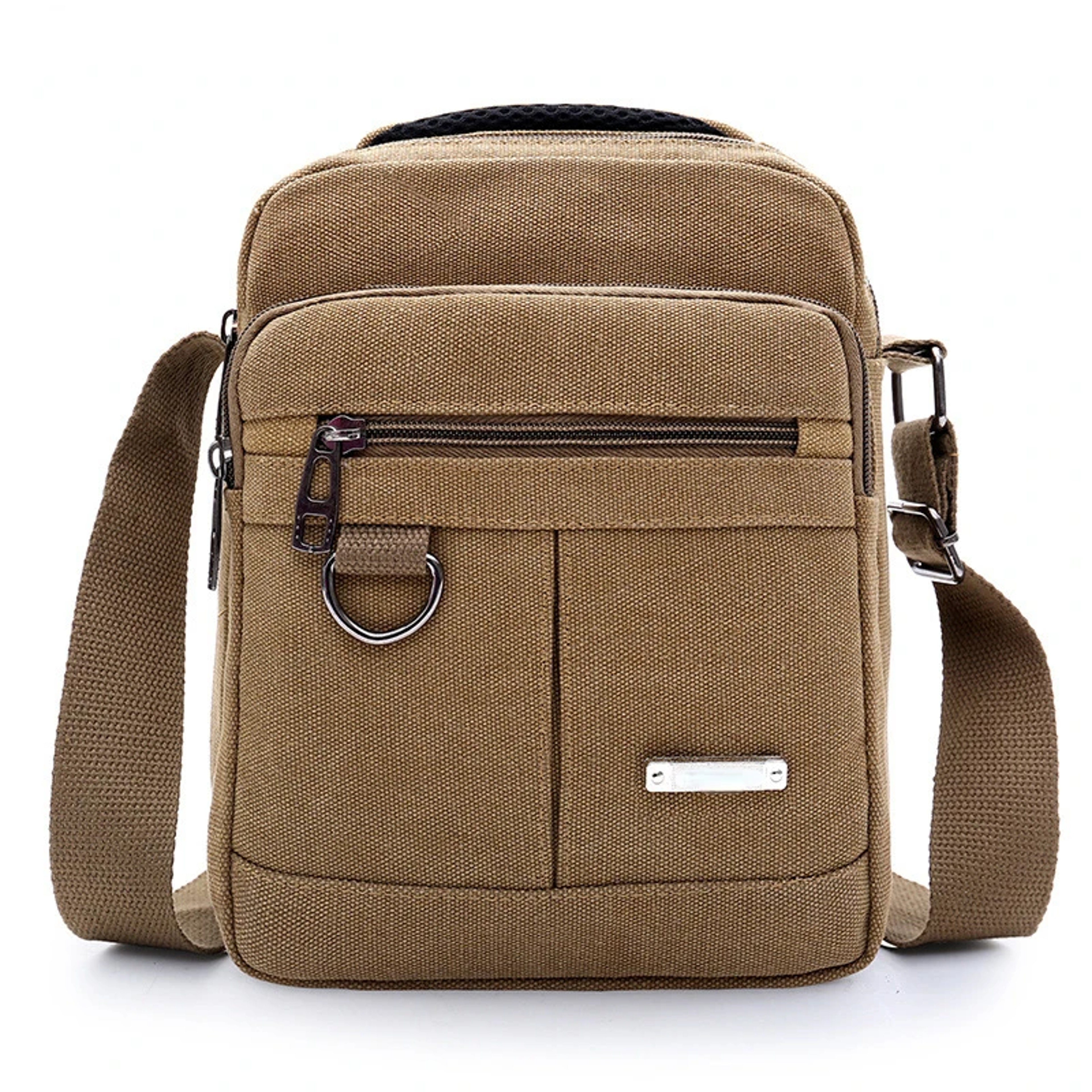 Stylish Canvas Shoulder Bag For Men Outdoor Travel Messenger Bag 7