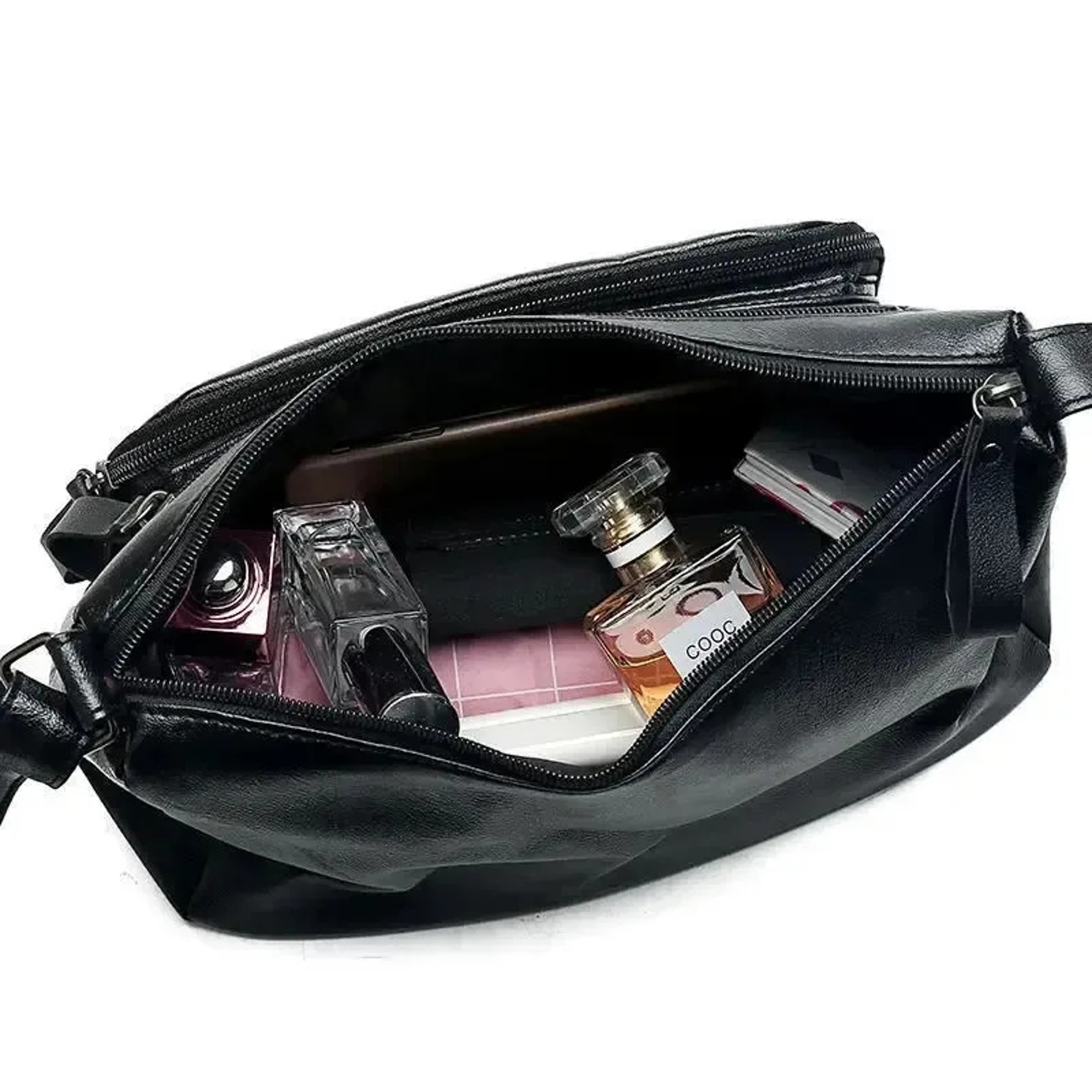 Lightweight Multi Layer Shoulder Bag For Women Spacious Tote Handbag For Everyday Use 2
