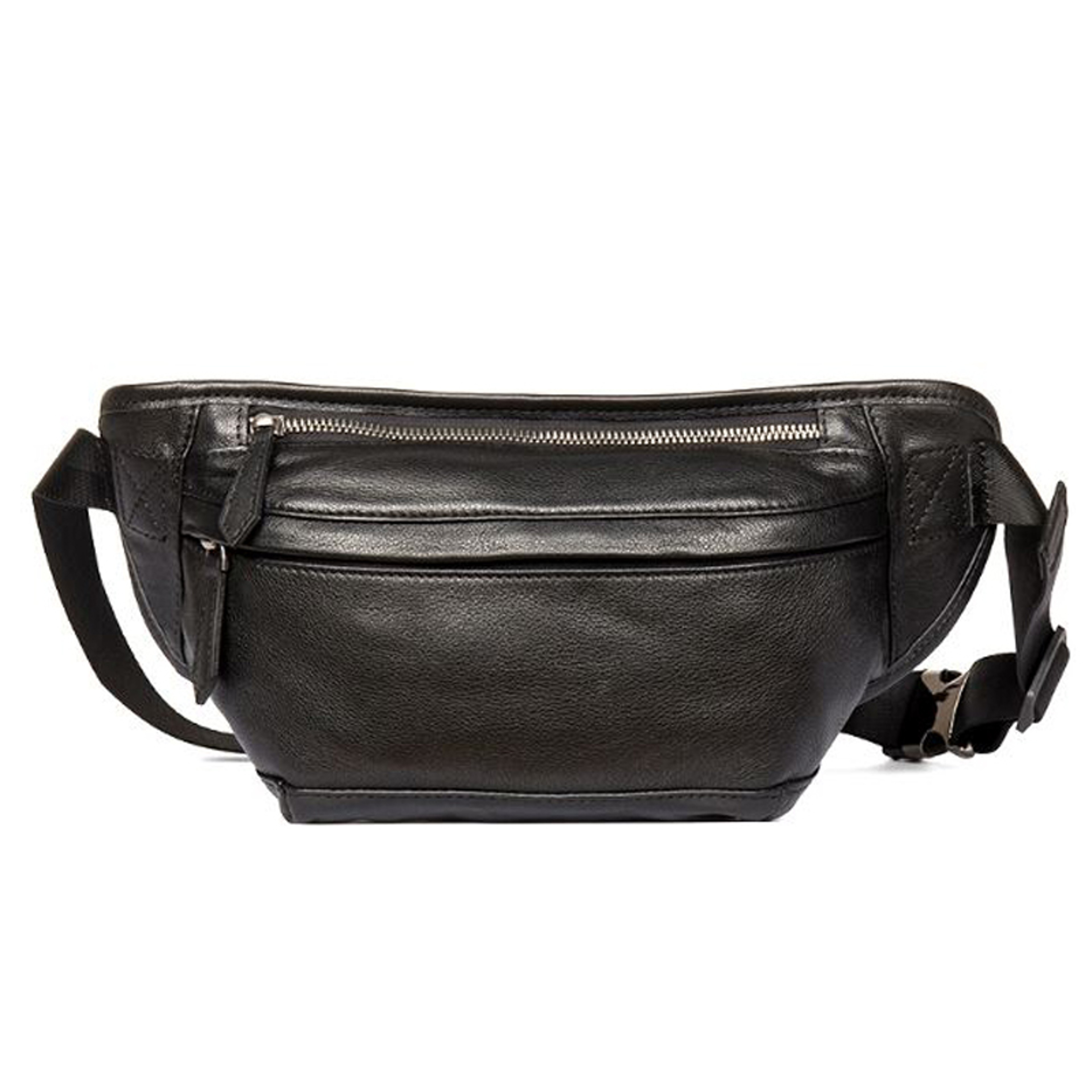 Mens Genuine Leather Waist Bag Stylish Molle Belt Pouch For Outdoors Travel And Everyday Use 5